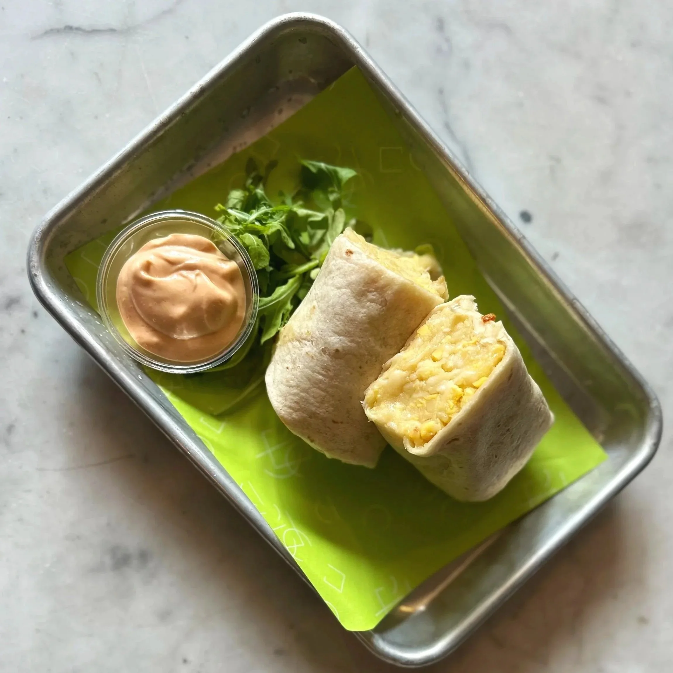 Farm Egg, Cheese + Potato Burrito