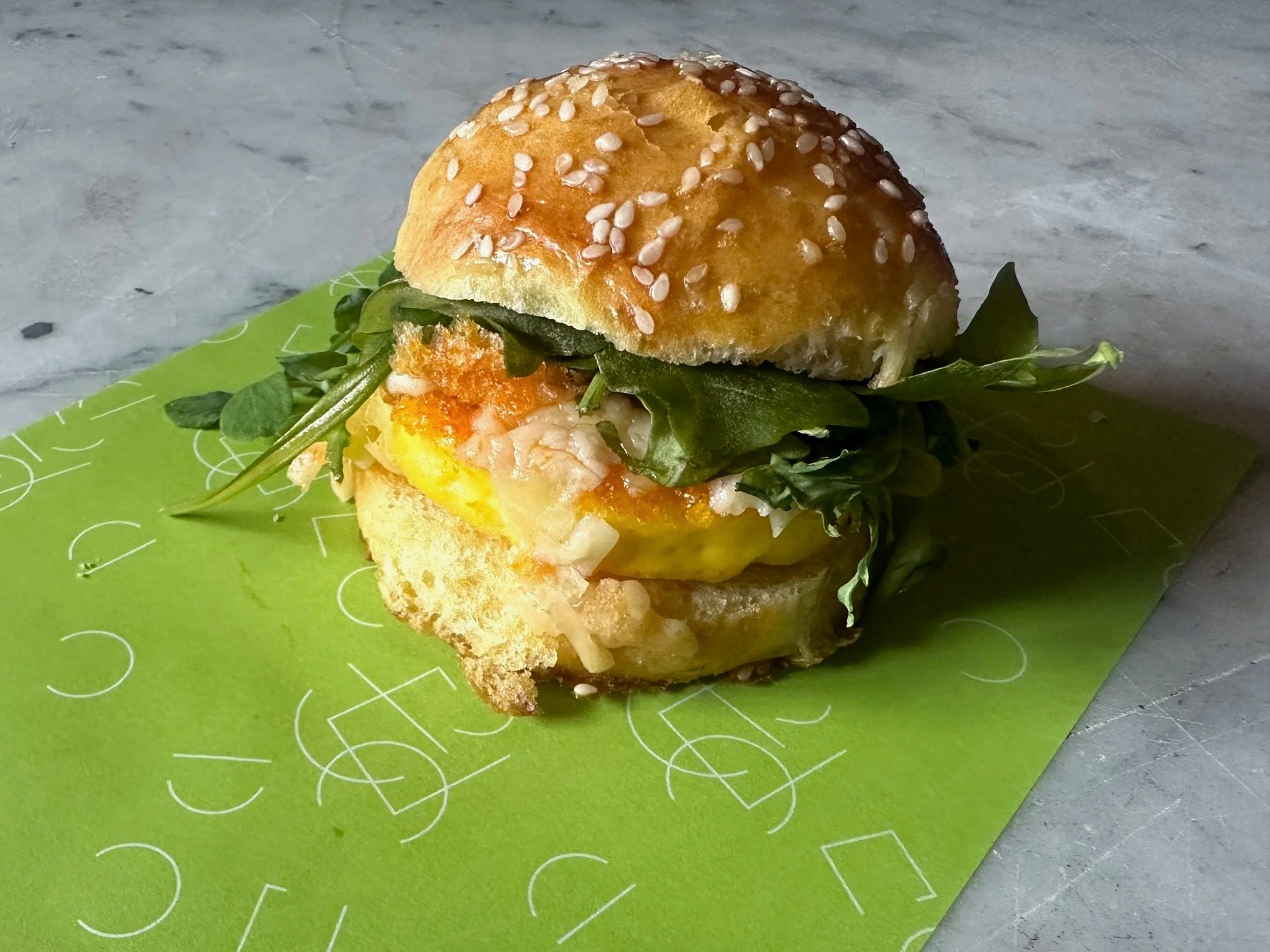 Egg + Cheese on a roll