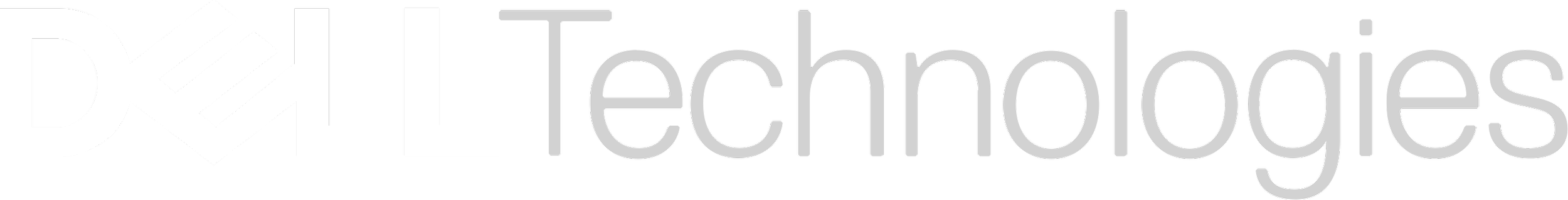 Dell Technologies logo in black and grey