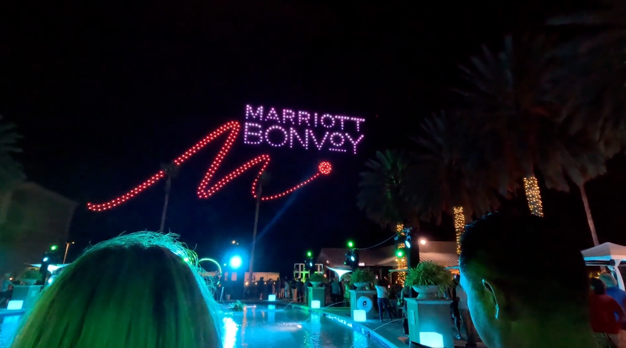 Bonvoy drone light show