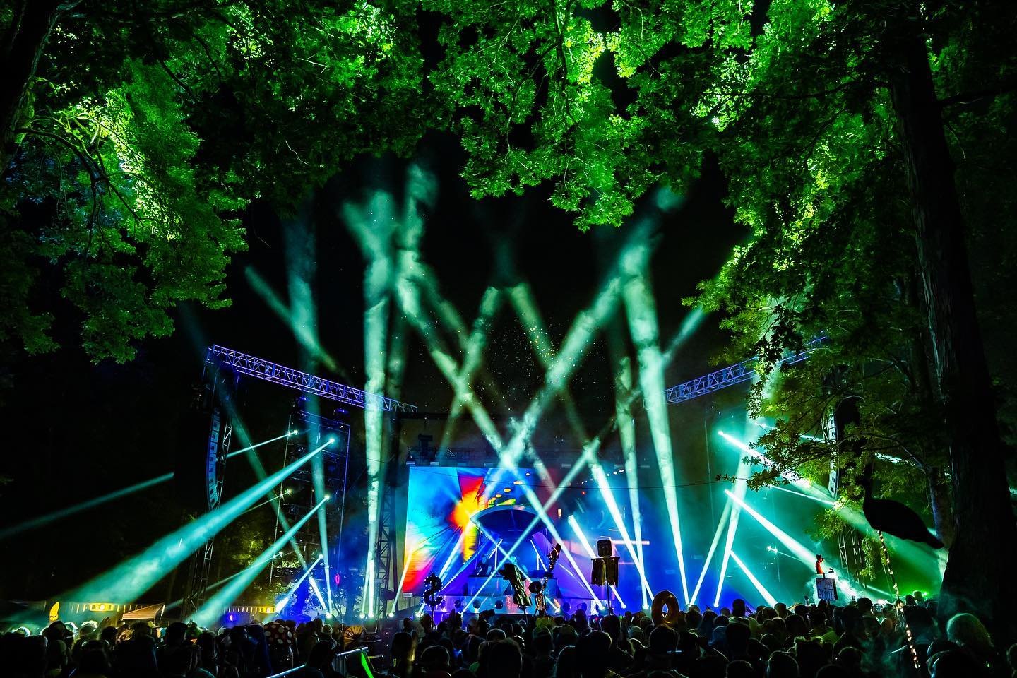 Bonnaroo festival crowd at UFO stage