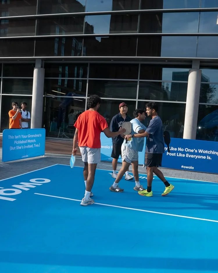 Owala campus activation crowd