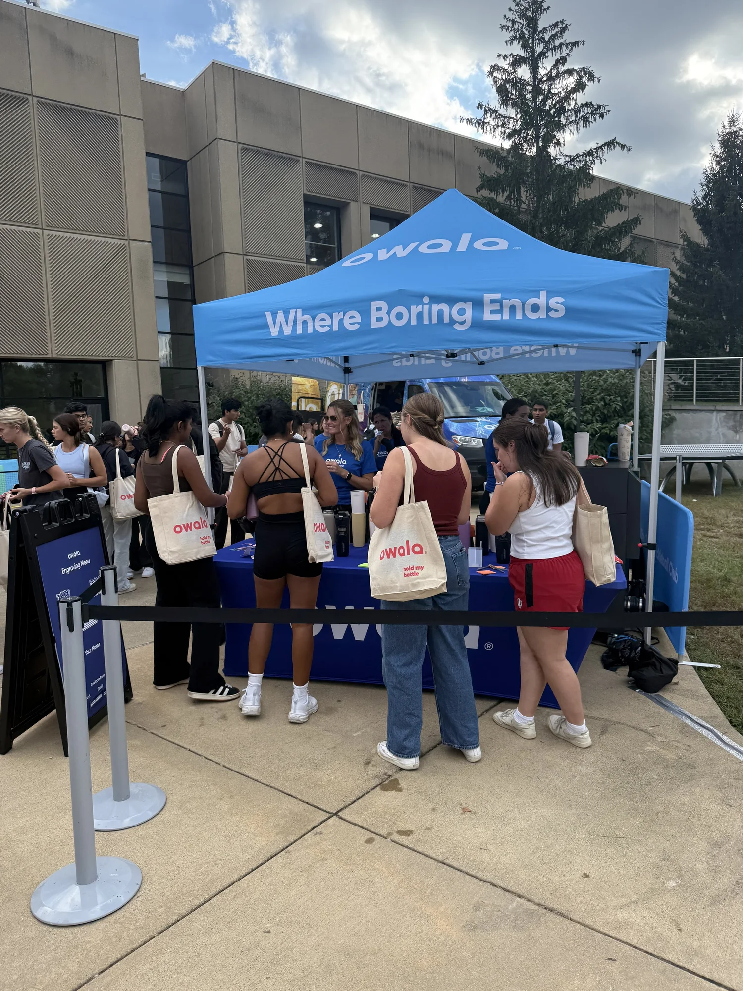 Owala brand experience on campus