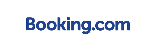 Booking.com logo with the website name in blue and black text.