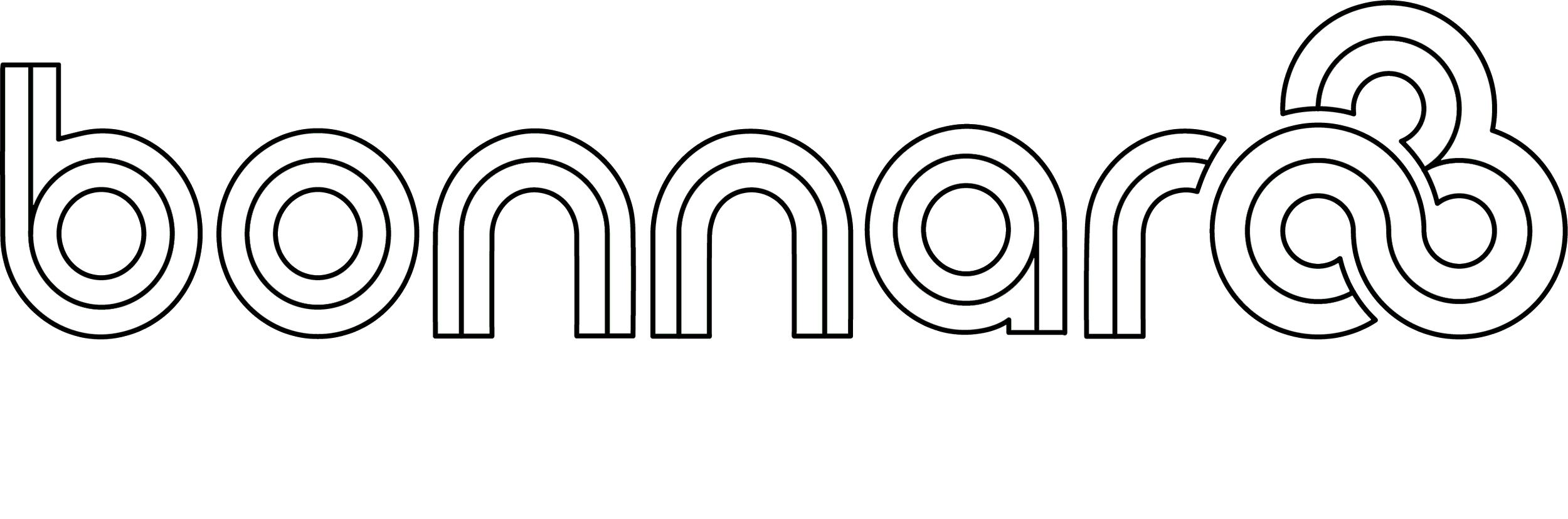 Logo of Bonnaroo Music & Arts Festival with stylized text and a rainbow-shaped design.