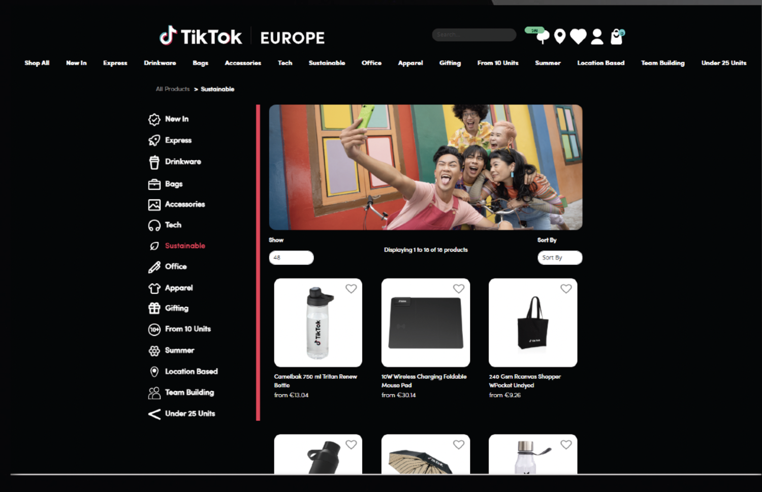TikTok brand store platform