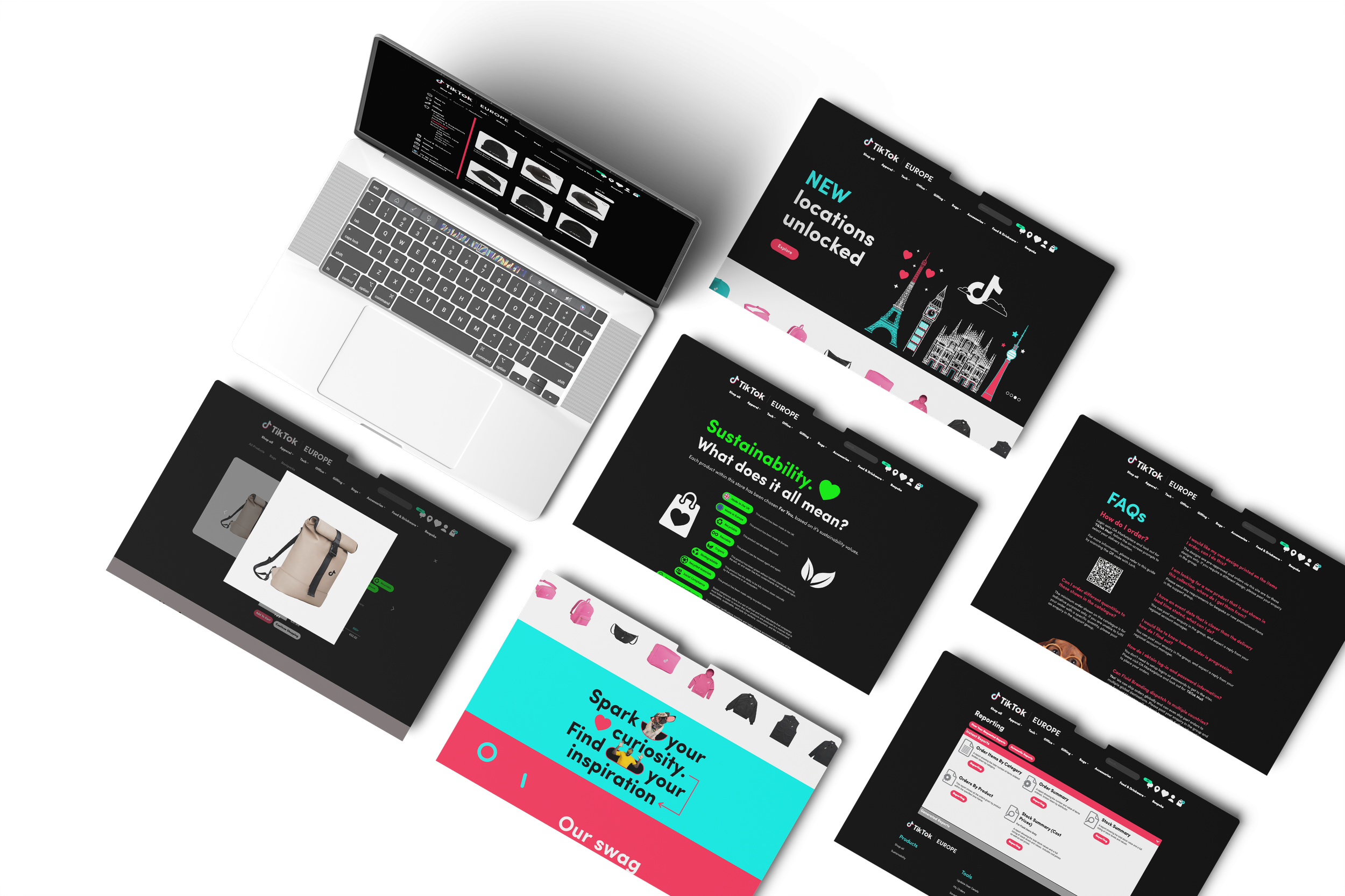 TikTok branded merchandise collection