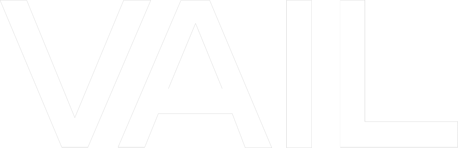 Close-up of the word "VAULT" in large white letters on a black background.