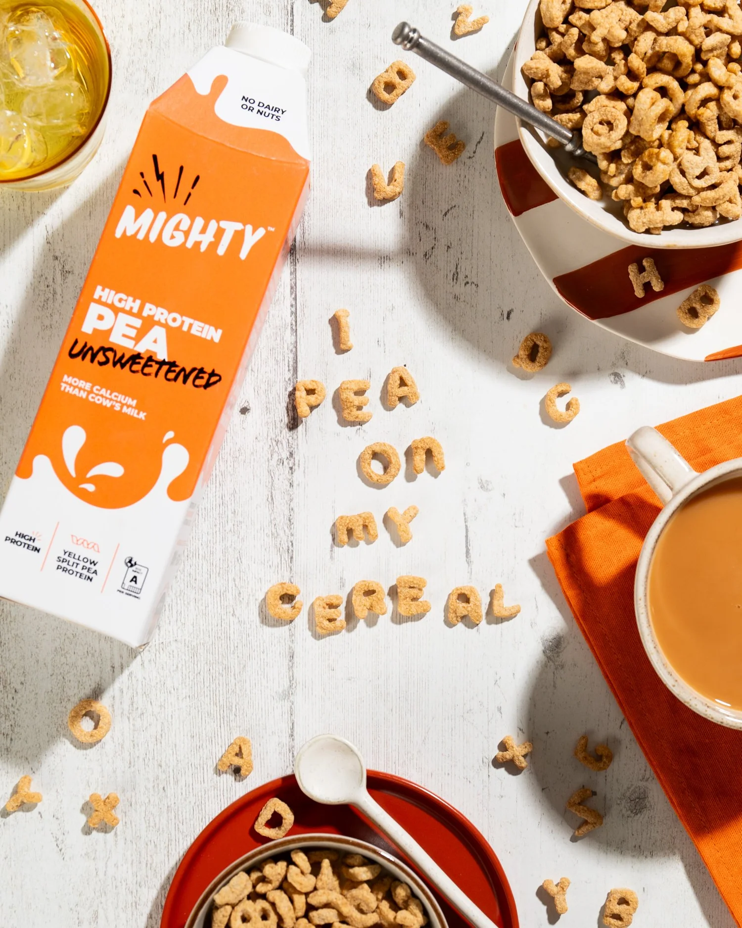 Pea on my cereal key visual