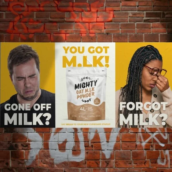 Mighty Oat M.lk campaign
