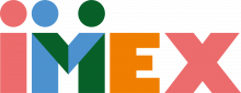 Colorful text spelling 'YIEX' with a blue circle and a green dot on top.