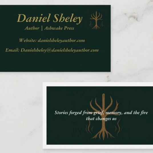 Ashwake Press business cards are now ordered!!

Spent far longer than I expected designing my business cards. But I absolutely love it.