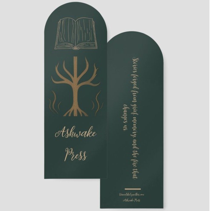 Ashwake Press Bookmarks.

I will be giving one away with every book I sign at the Plot Twist on November 1st from 2-4pm