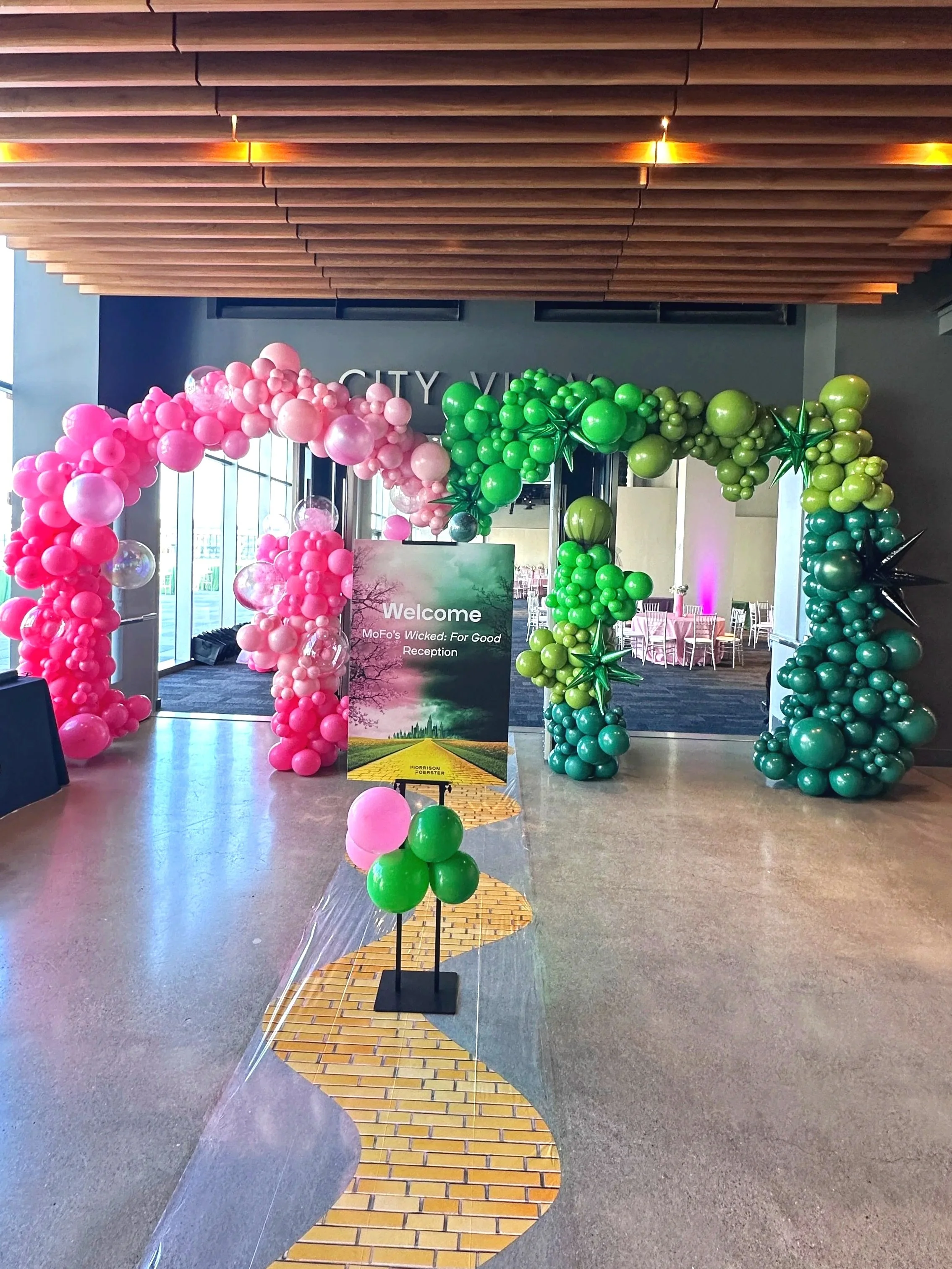 Wizard of Oz Corporate Event Décor | City View SF