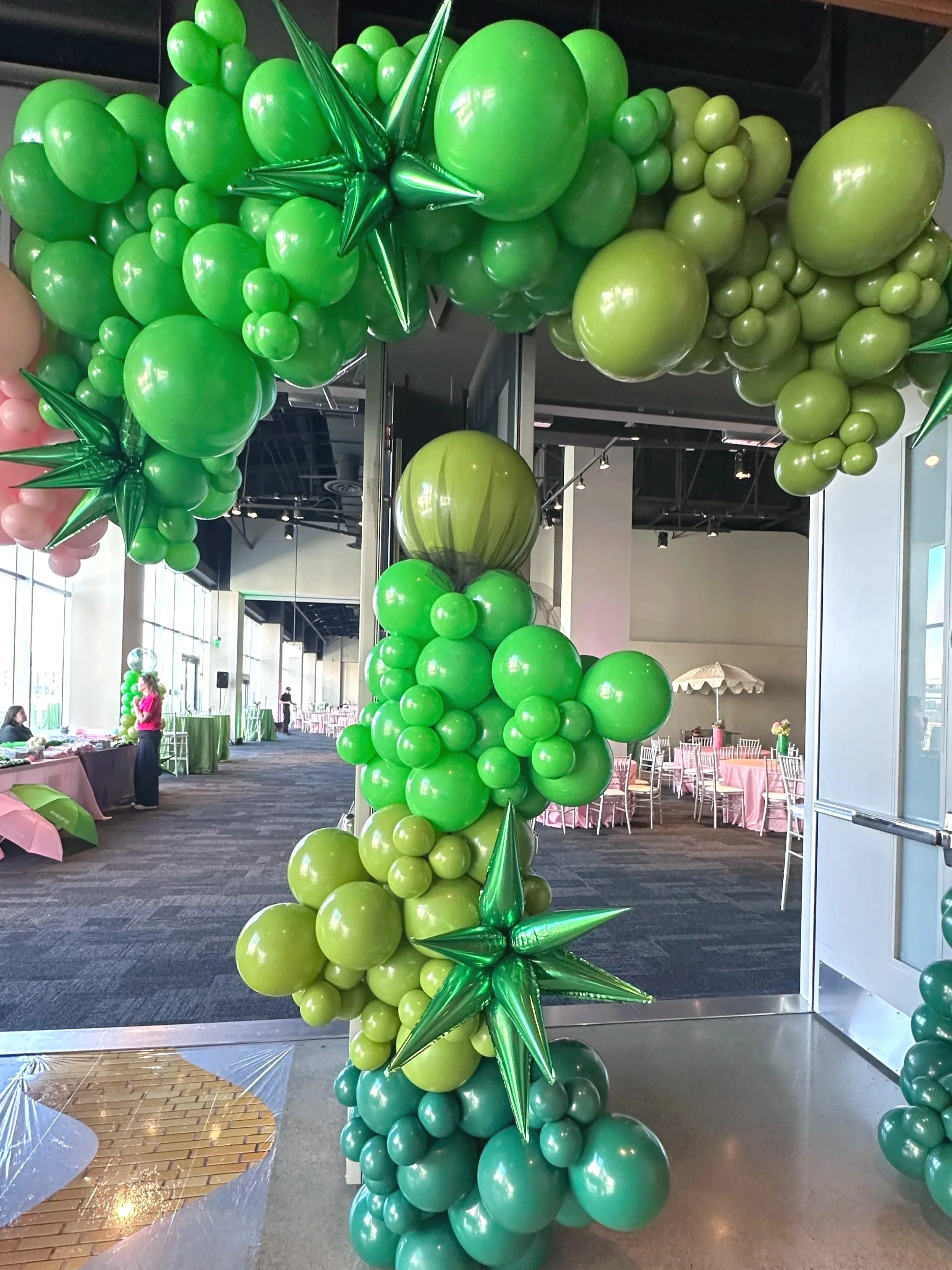 Emerald City Balloon Arch | Corporate Event Décor SF