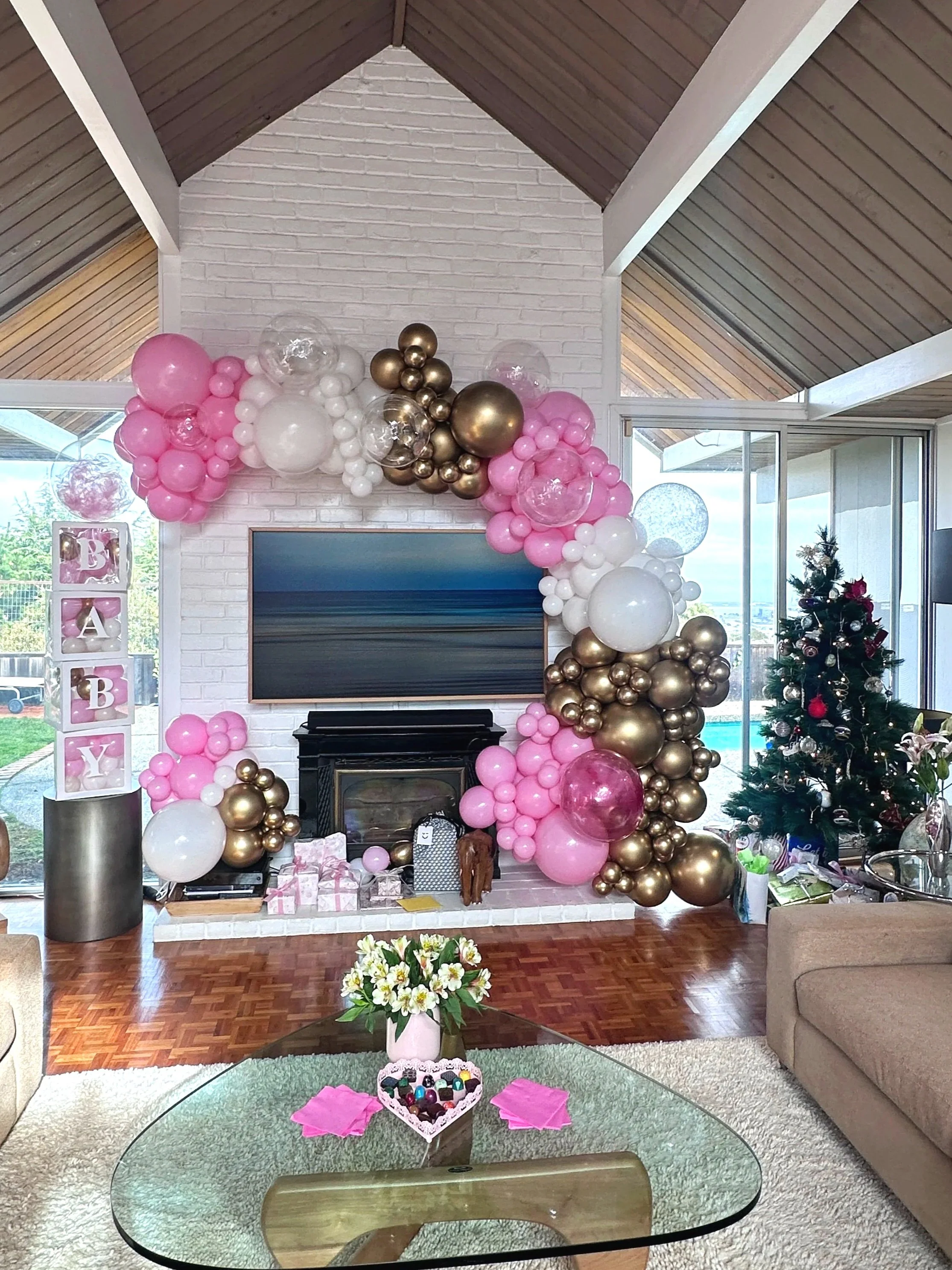 Pink & Gold Baby Shower Décor | Bay Area