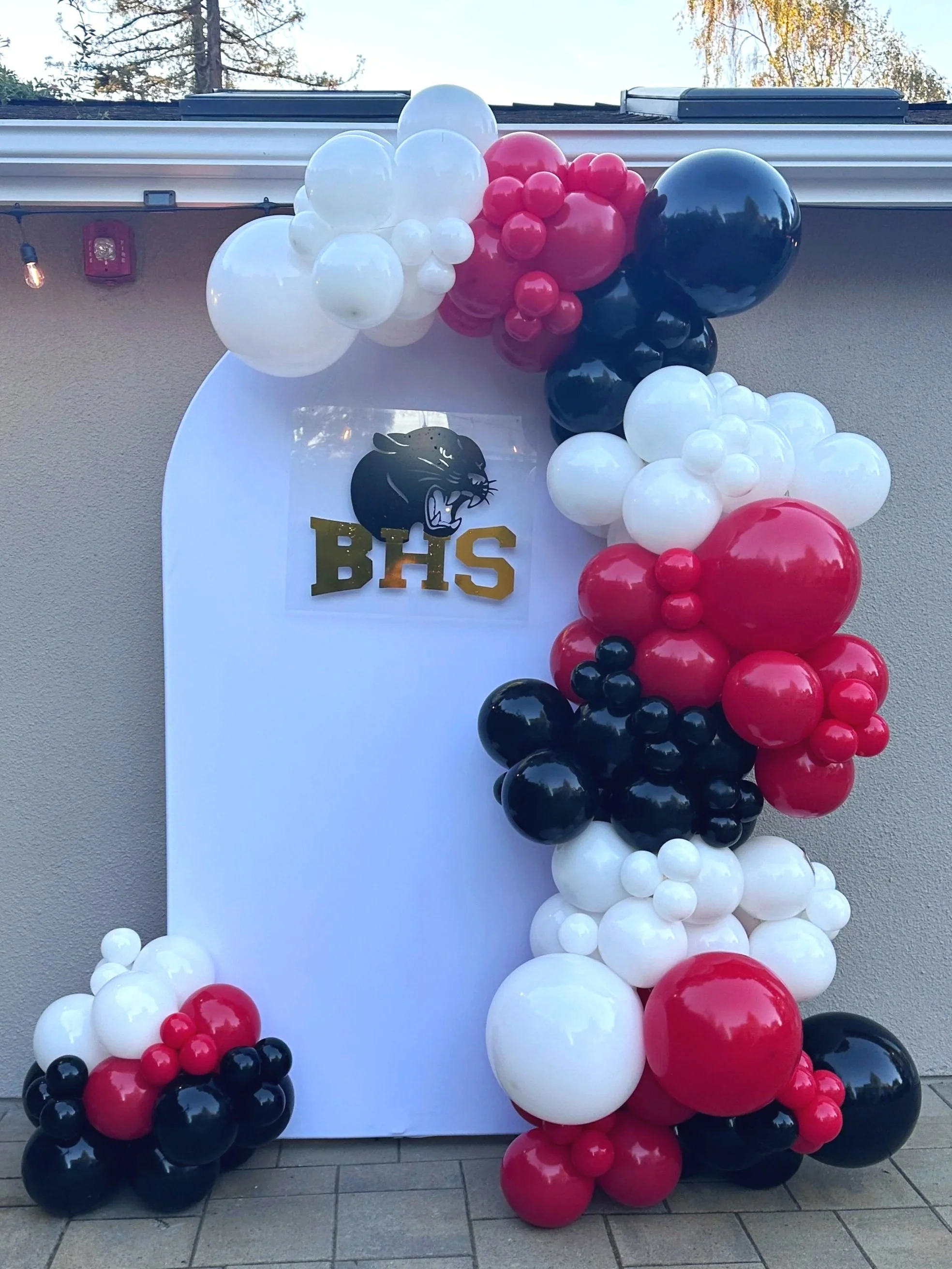 School Event Balloon Backdrop | BHS Celebration