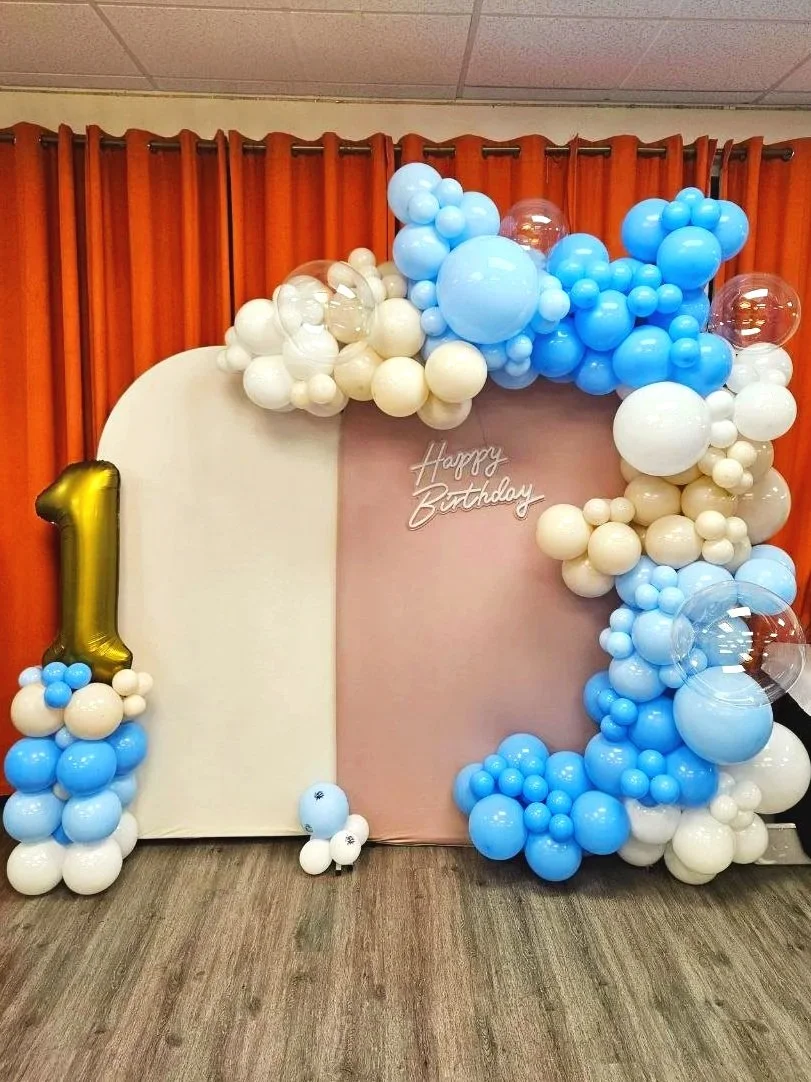 First Birthday Balloon Décor | Baby Boy Celebration
