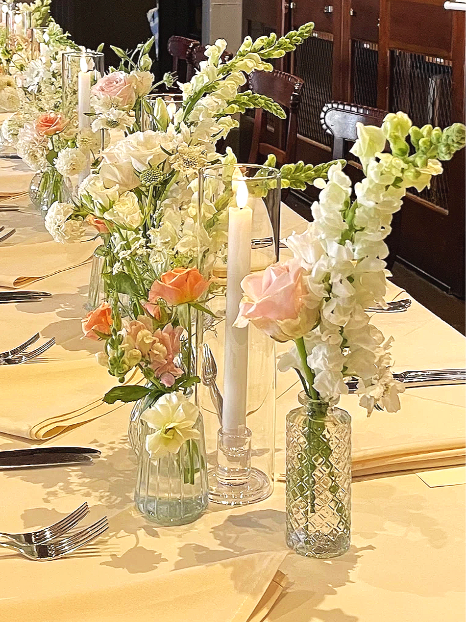 Elegant Table Styling with Flowers & Candles