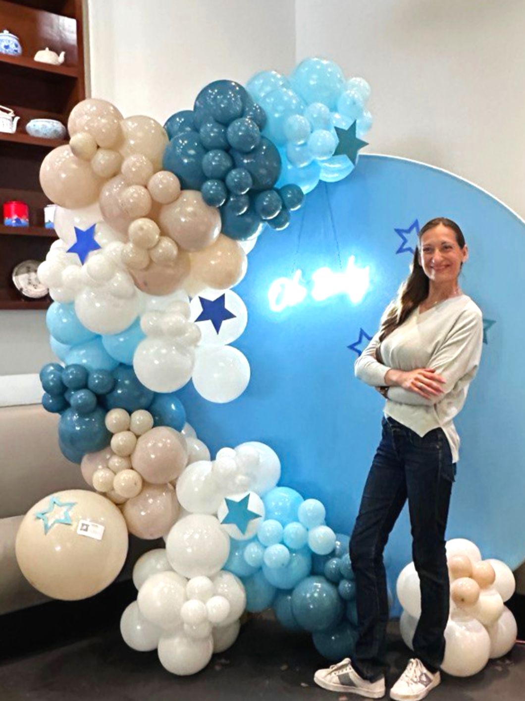 Oh Baby Shower Décor | Luxury Balloon Garland Bay Area