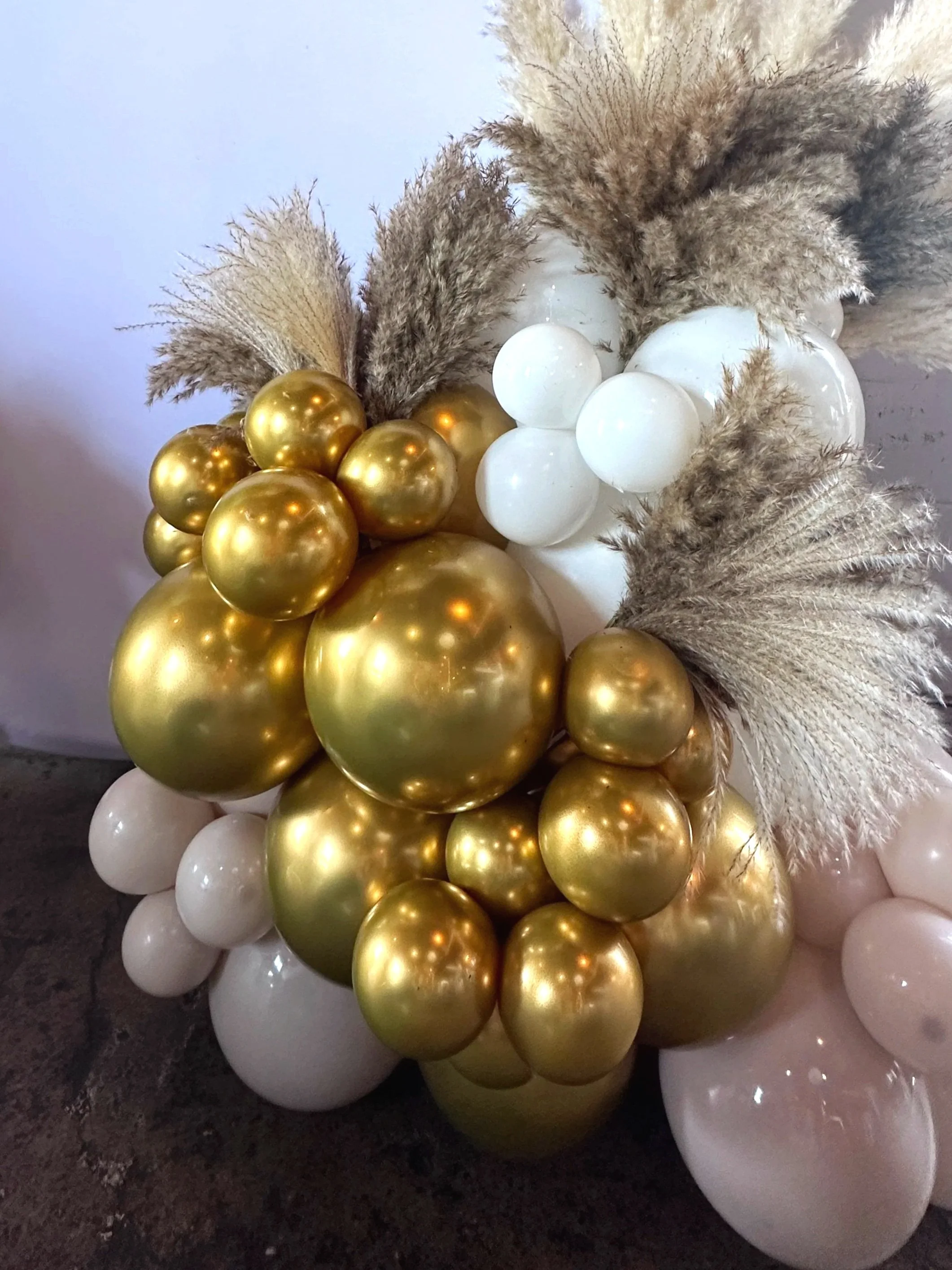 Welcome Baby Shower Backdrop | Elegant Balloon Décor Bay Area