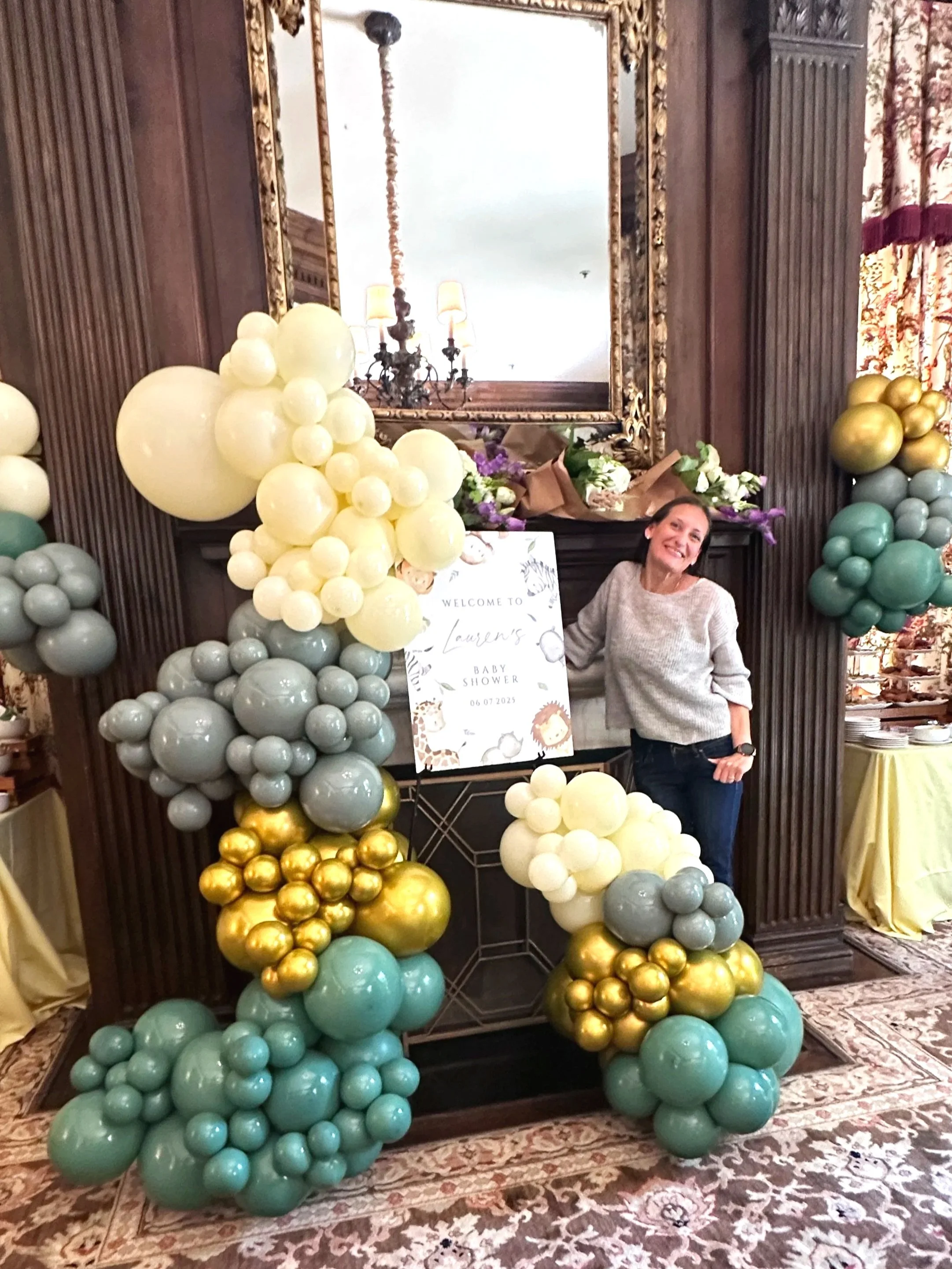 Elegant Baby Shower Décor | Balloon Styling in Burlingame by Balloon Décor Bay Area