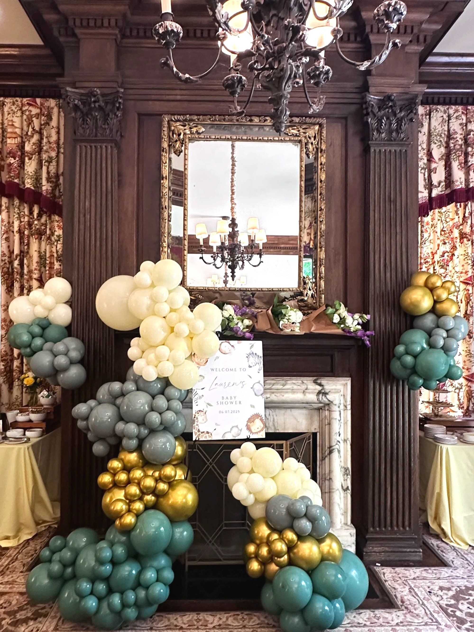 Elegant Baby Shower Décor | Balloon Styling in Burlingame by Balloon Décor Bay Area