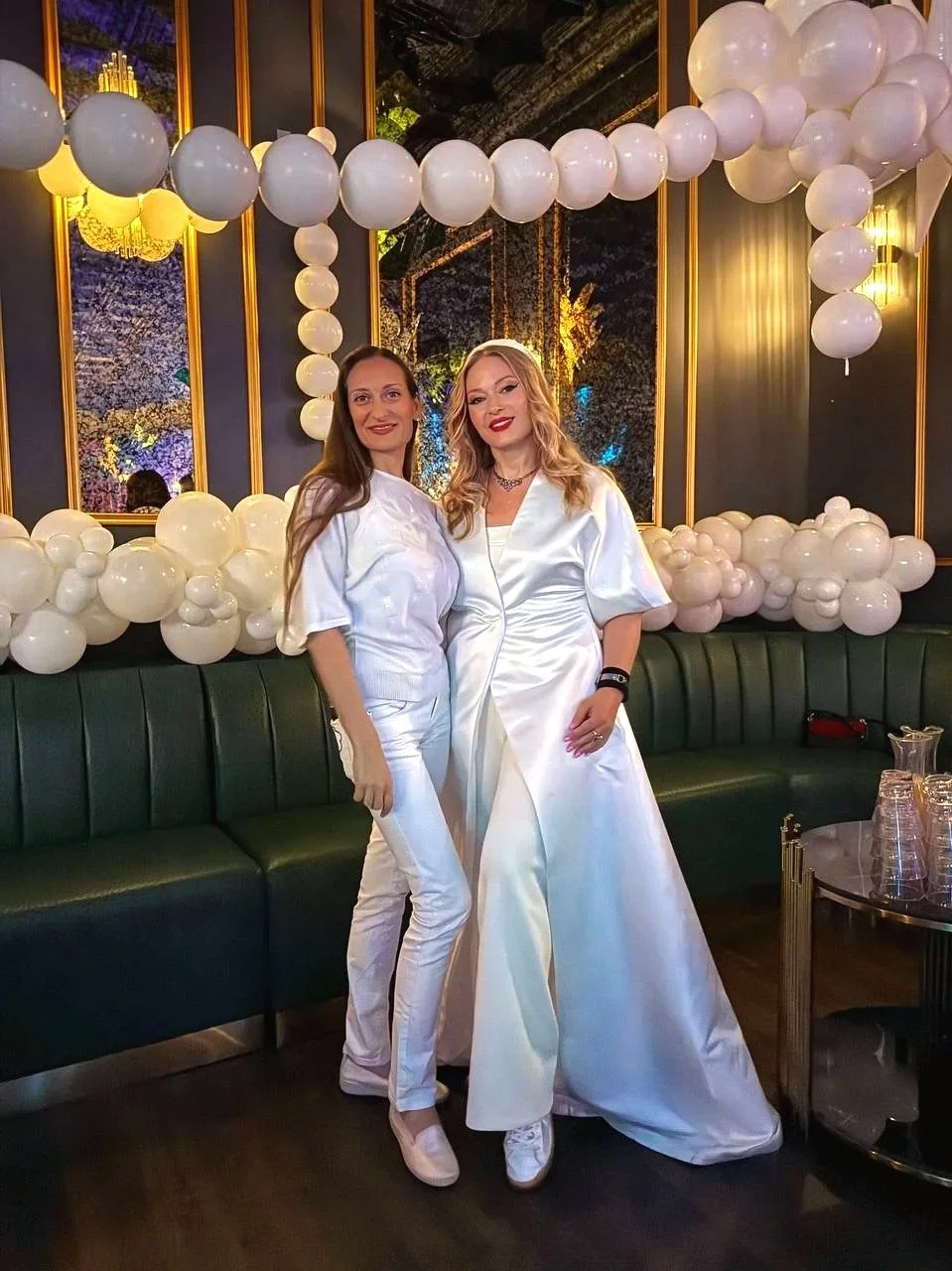 Luxury White Balloon Décor | Adult Birthday Celebration in San Francisco
