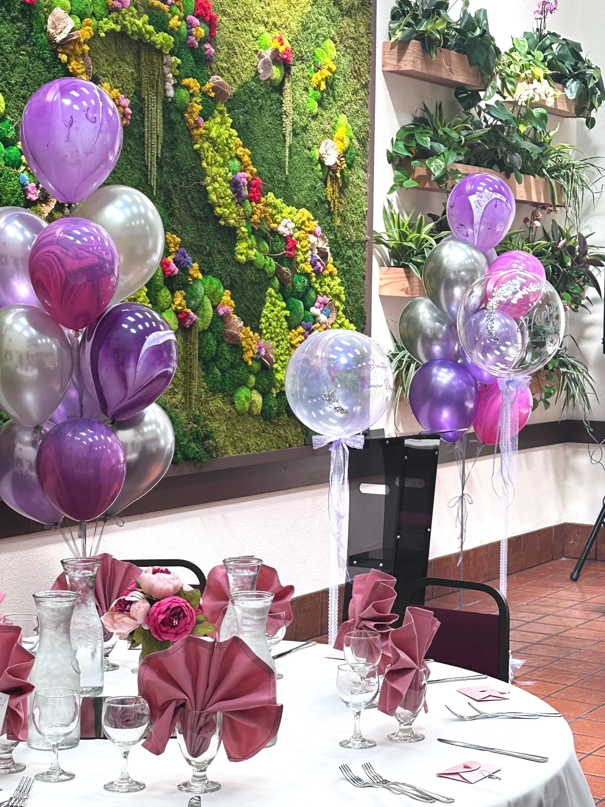 Memorial Balloon Bouquet | “Forever Beautiful, Forever Loved” Tribute Décor