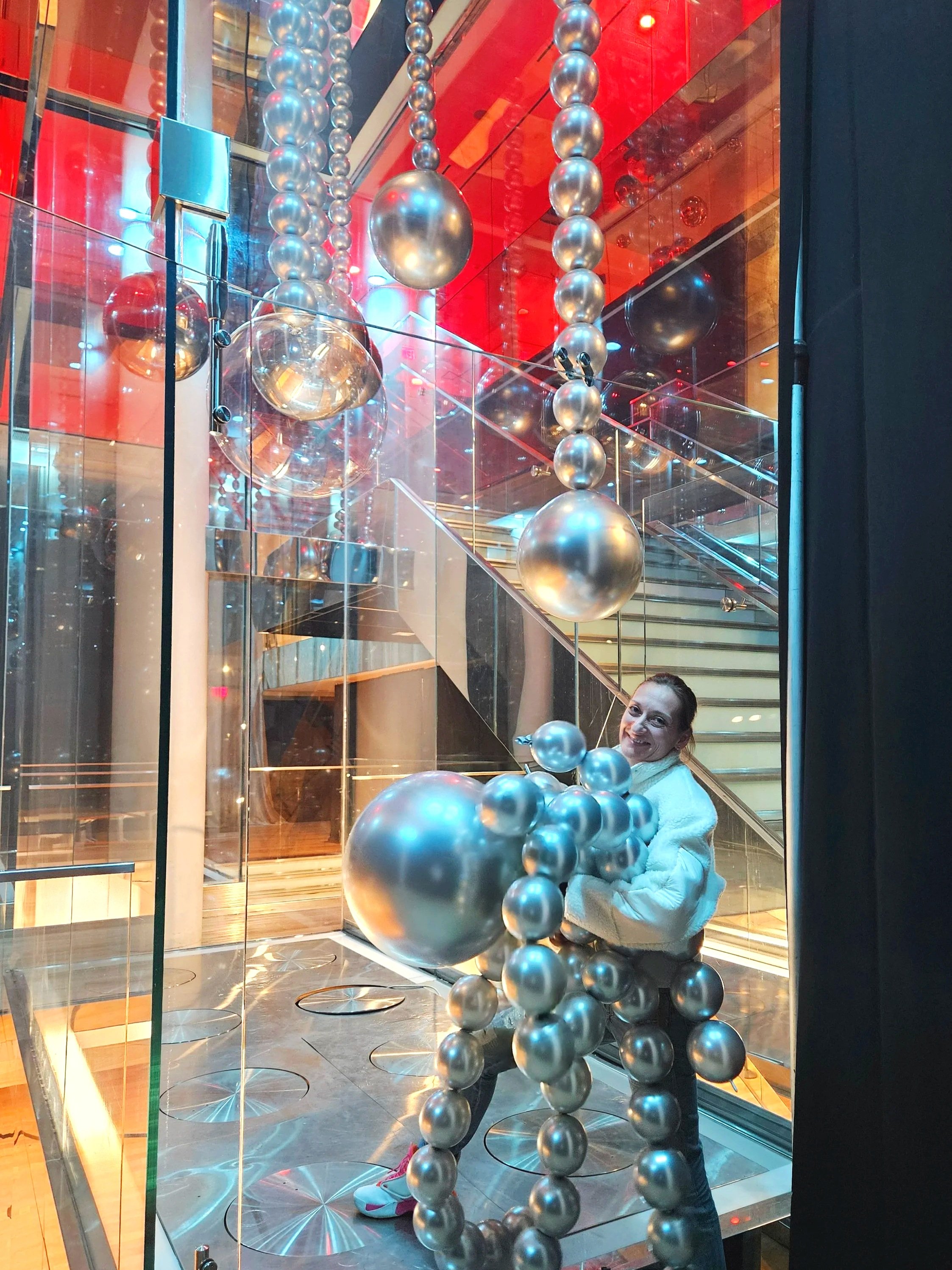 Modern Silver Balloon Installation | Luxury Corporate Décor in San Francisco