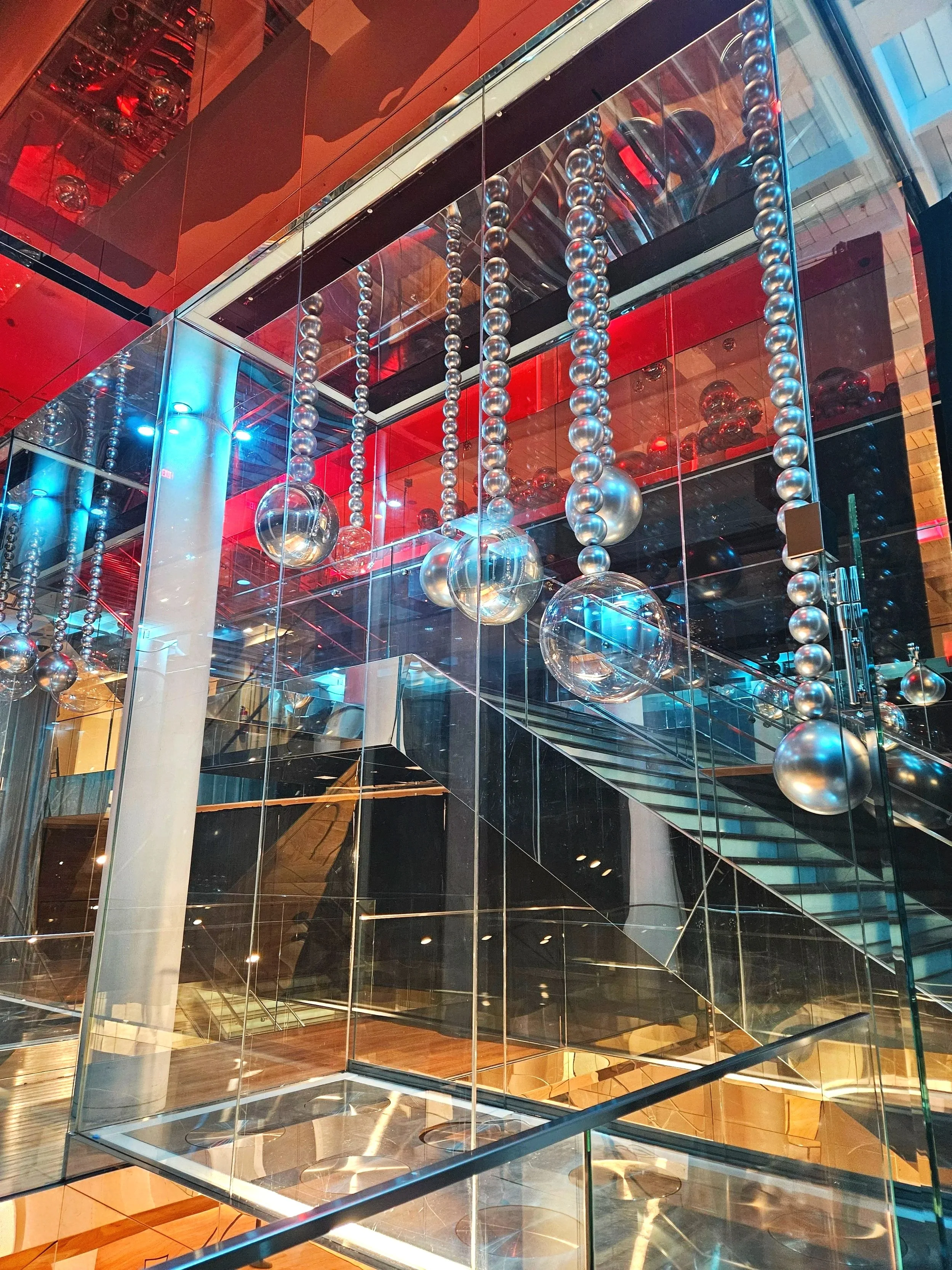 Modern Silver Balloon Installation | Luxury Corporate Décor in San Francisco