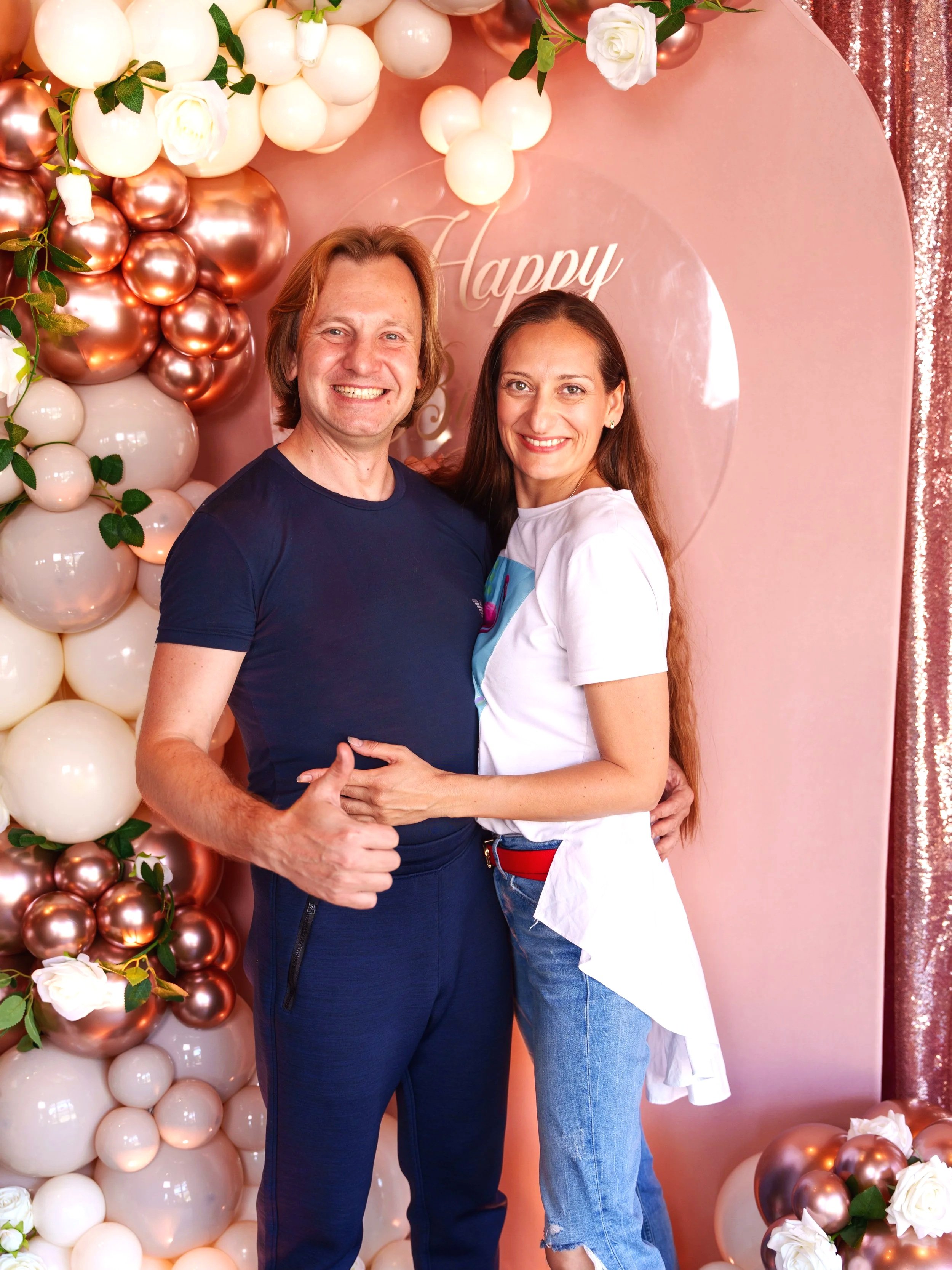 Elegant Pink & White Balloon Décor | Birthday Celebration in the Bay Area