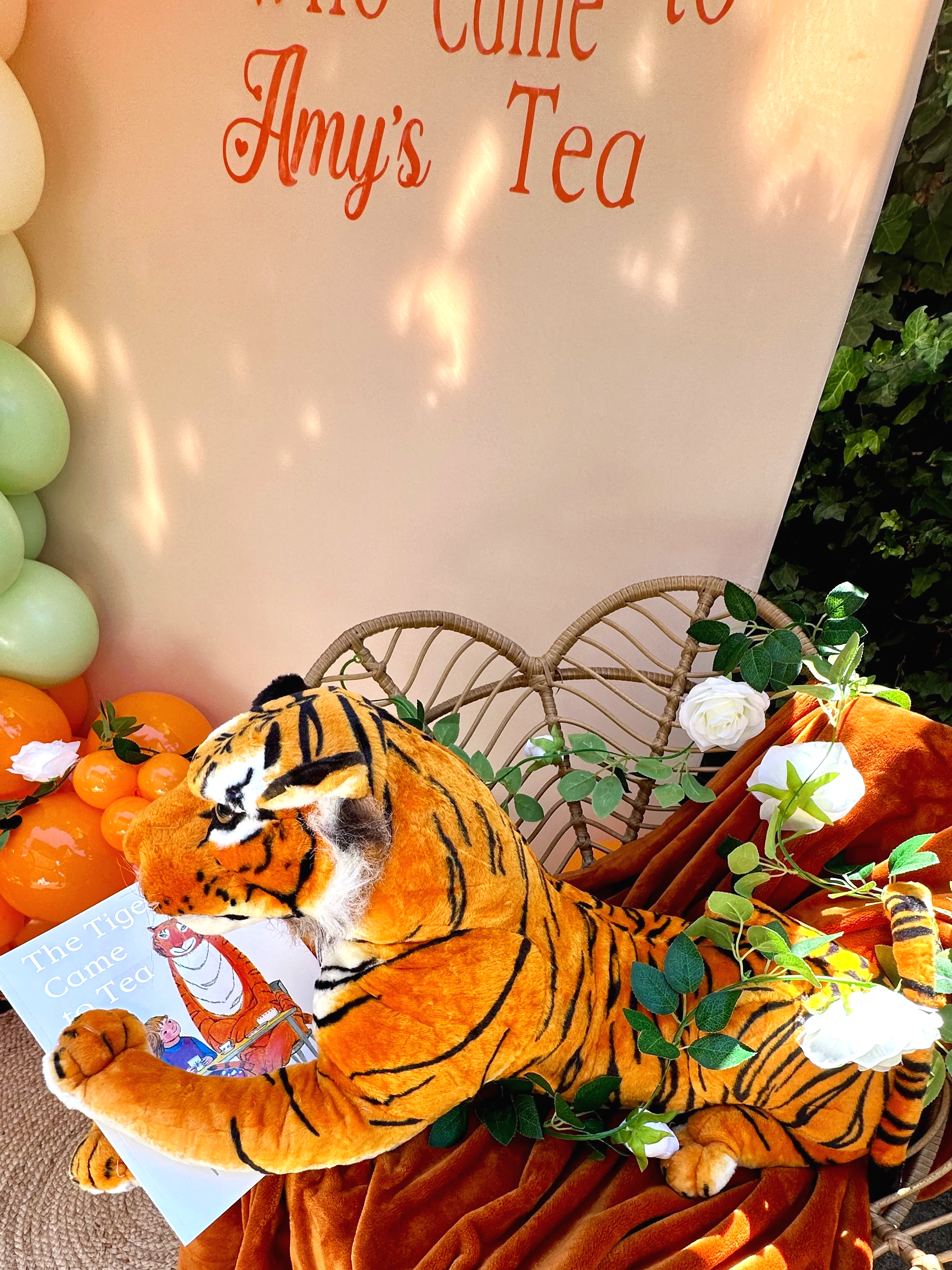 Jungle Baby Shower Décor | Tiger-Themed Balloon Setup in the Bay Area