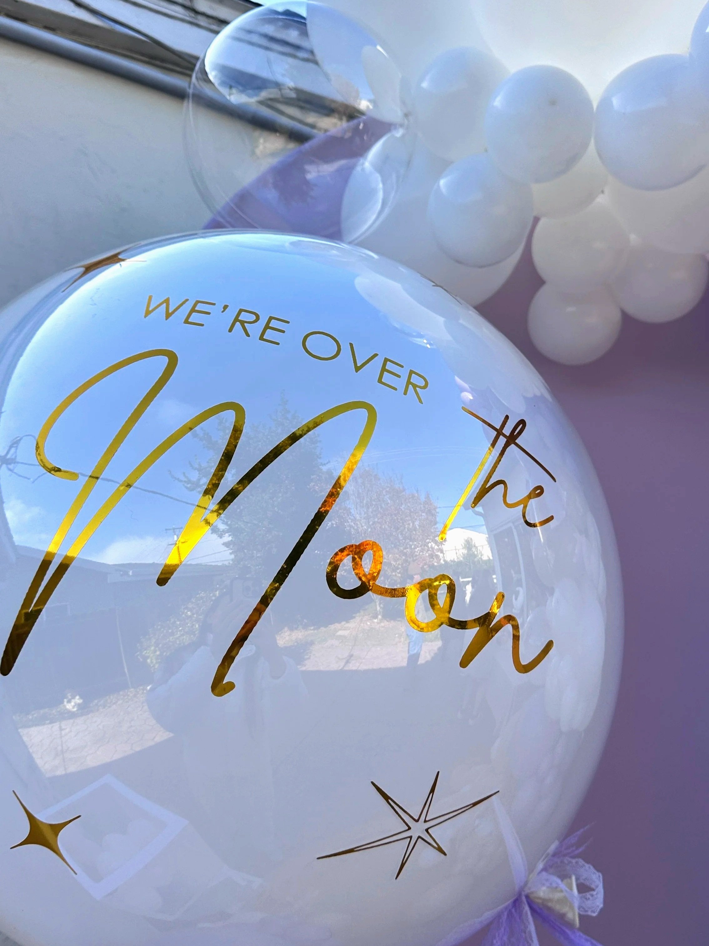 Baby Shower Décor in San Jose | Lavender & Blush Balloon Arch