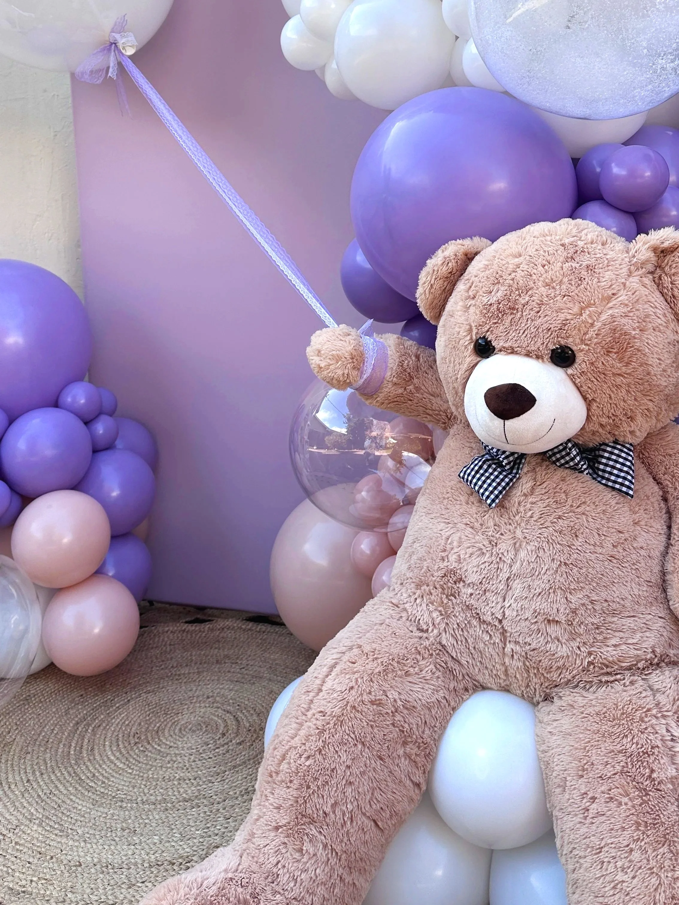 Baby Shower Décor in San Jose | Lavender & Blush Balloon Arch