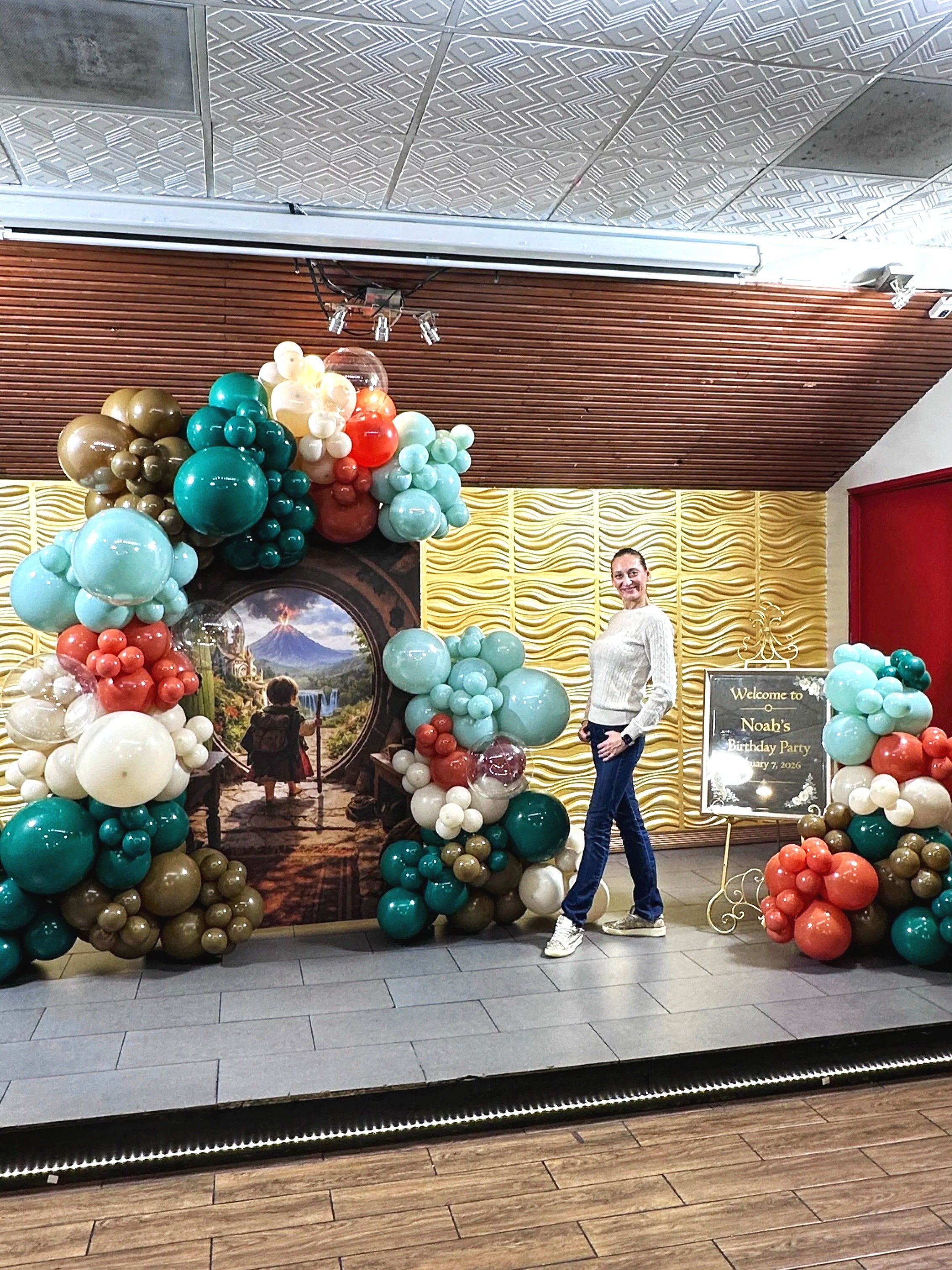 Toddler Birthday Balloon Backdrop | San Francisco