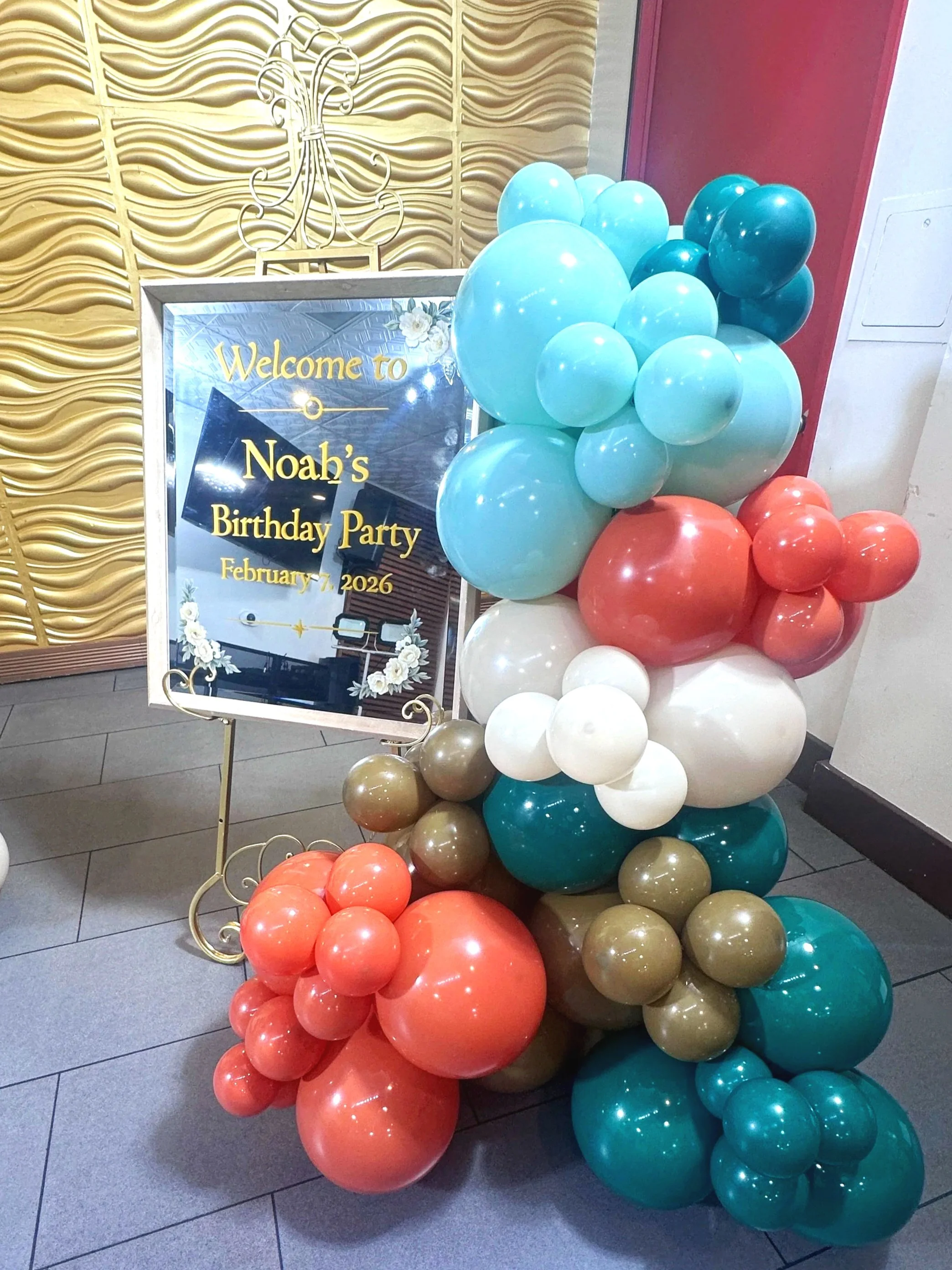 Toddler Birthday Balloon Backdrop | San Francisco