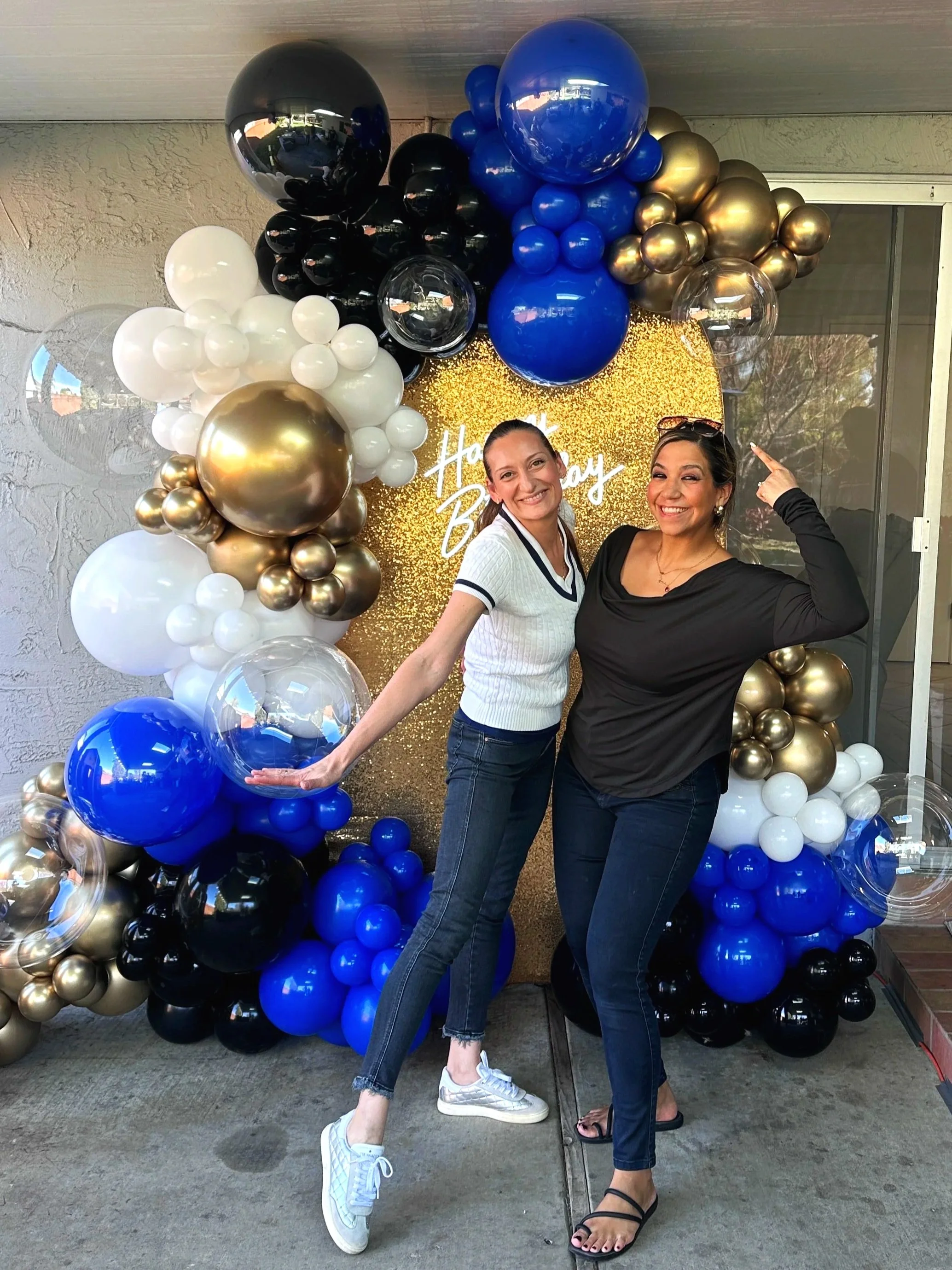 60th Birthday Balloon Decor | Santa Clara