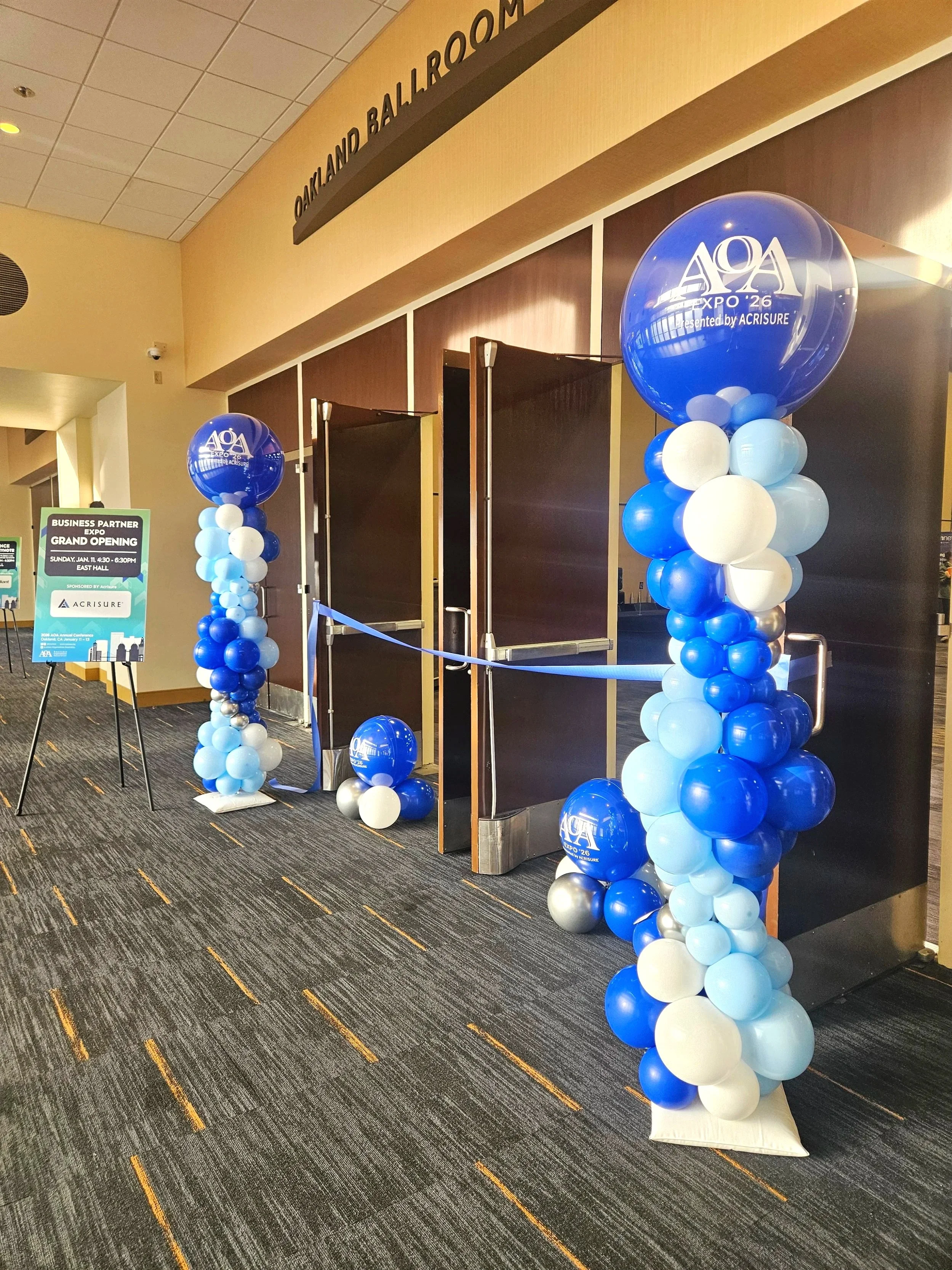 Annual Corporate Event Decor | Marriott Conference Center Oakland