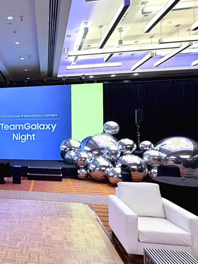 Samsung App Launch Corporate Event | Large-Scale Event Decor