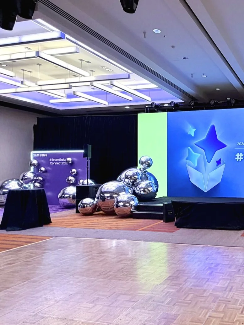Samsung App Launch Corporate Event | Large-Scale Event Decor