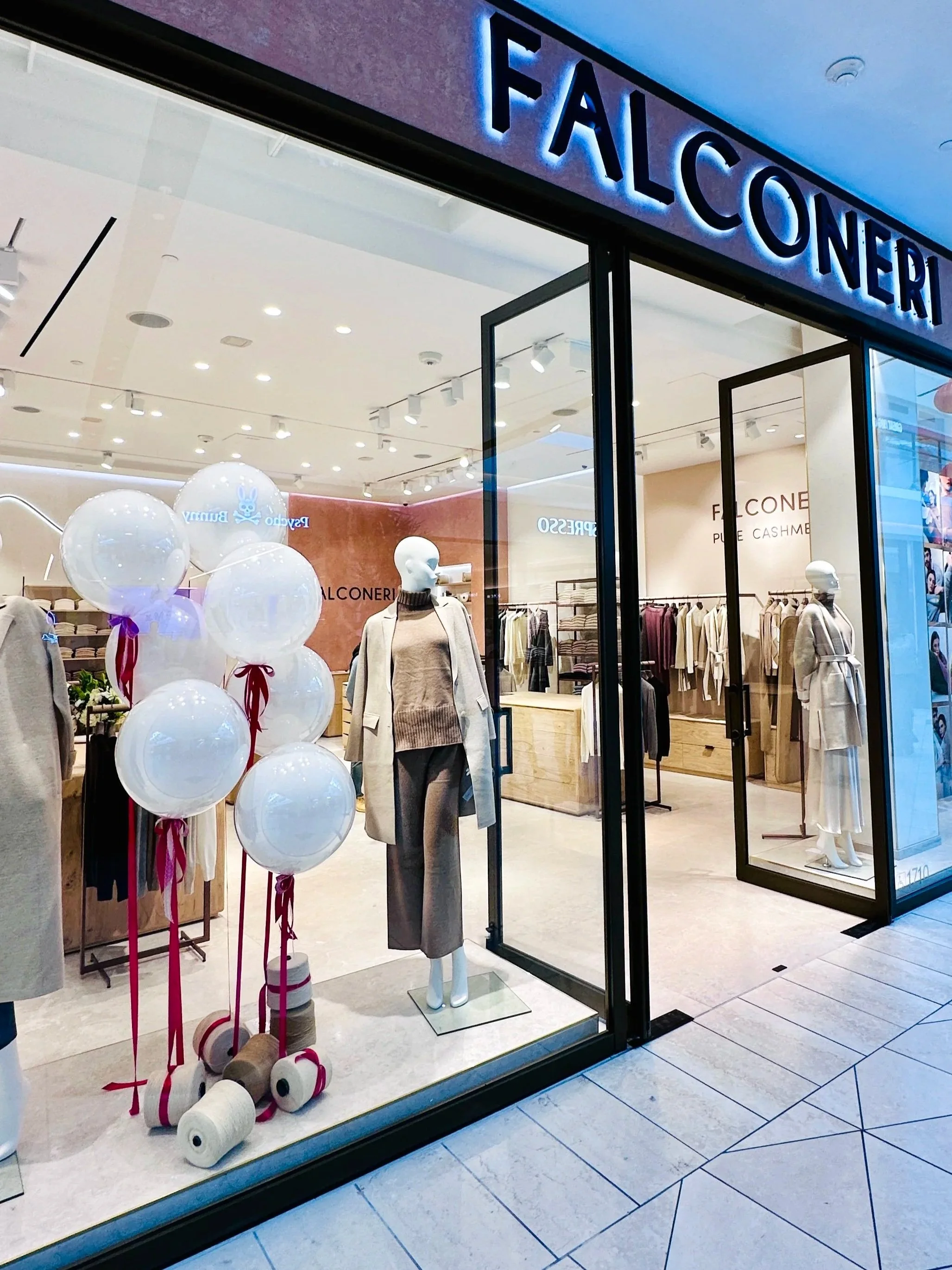 Retail Storefront Balloon Display at Westfield San Jose | Branded Visual Merchandising