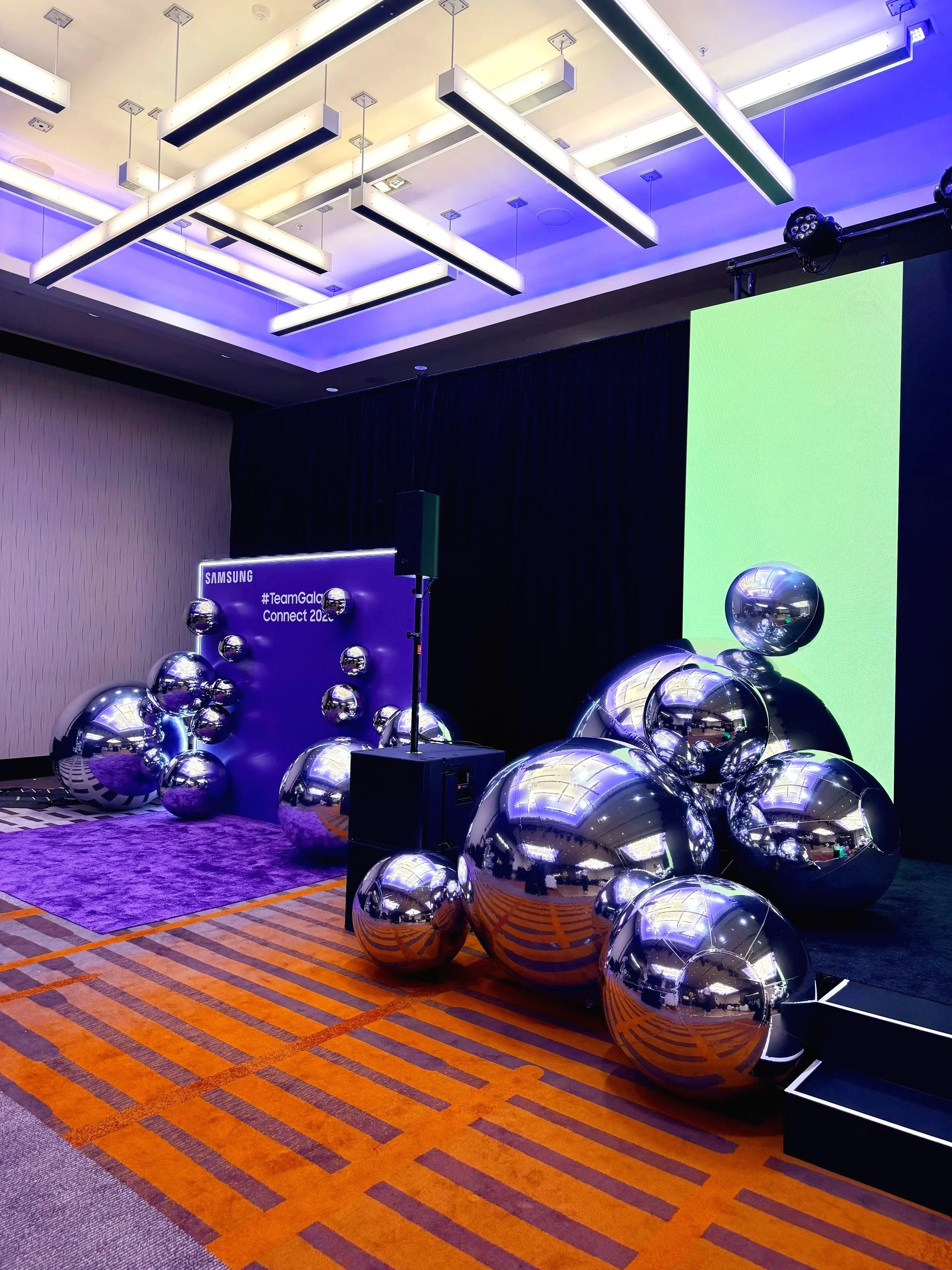 Samsung Product Launch Event Decor in San Francisco | Brand Activation Design