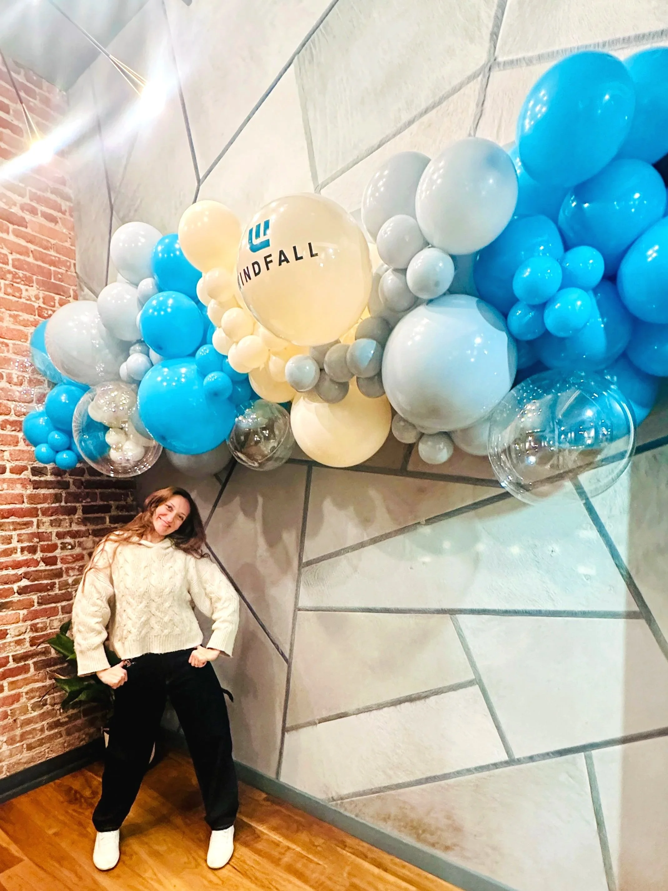 Luxury Corporate Event Entrance Decor | Balloon Arches & Columns San Francisco