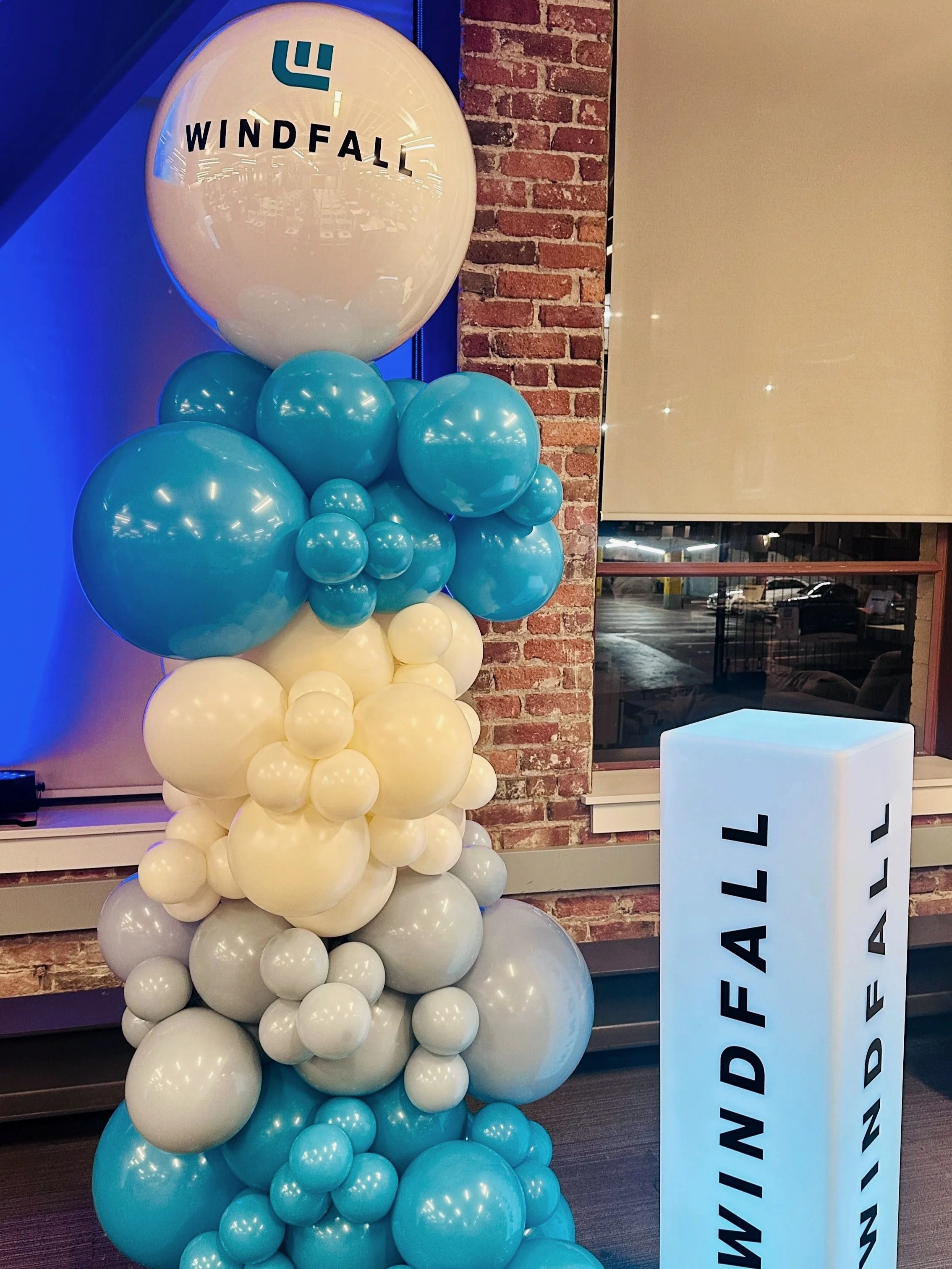 Luxury Corporate Event Entrance Decor | Balloon Arches & Columns San Francisco