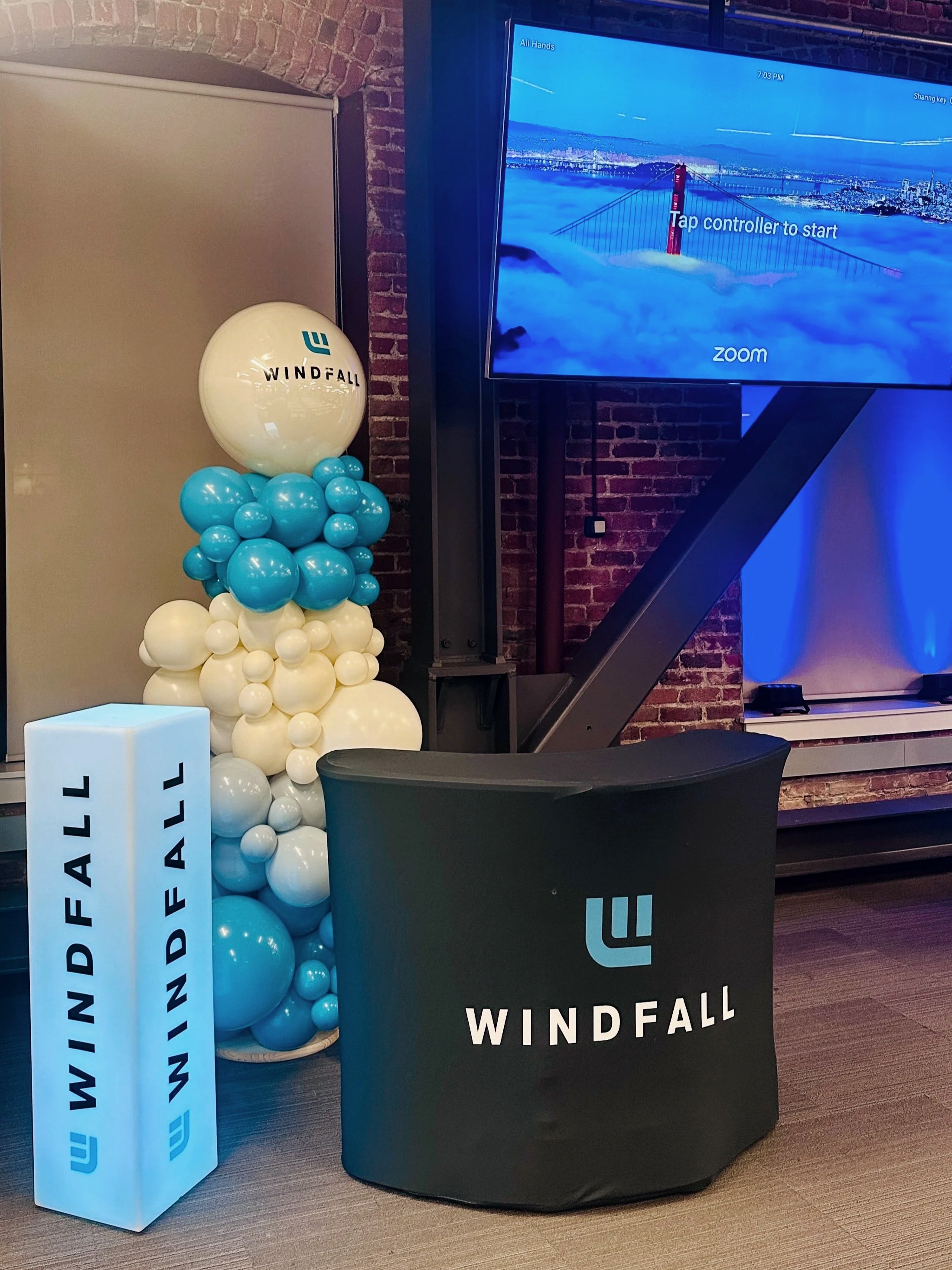 Luxury Corporate Event Entrance Decor | Balloon Arches & Columns San Francisco