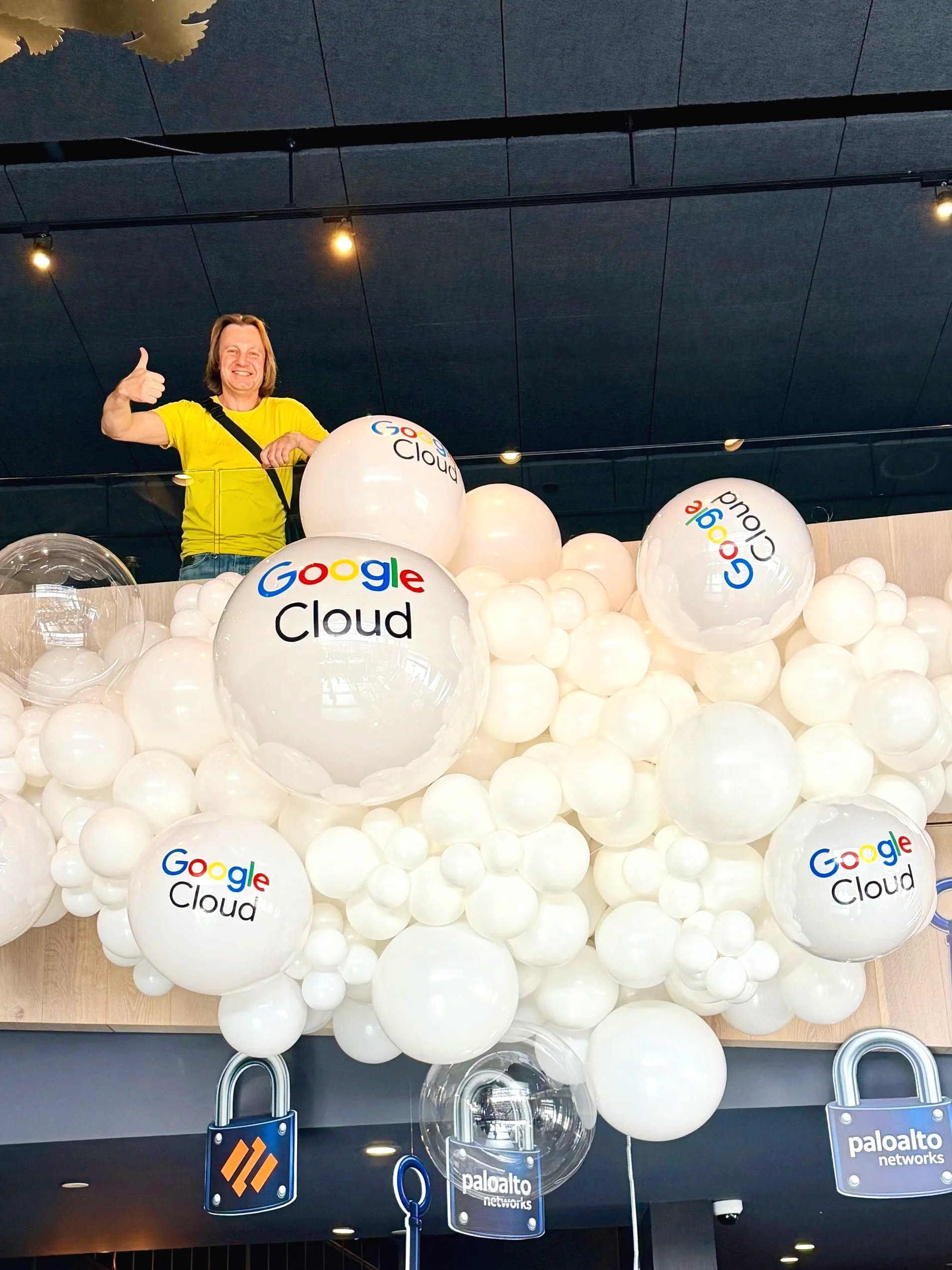 Google Cloud Conference Decor at Moscone Center | Corporate Event Design San Francisco