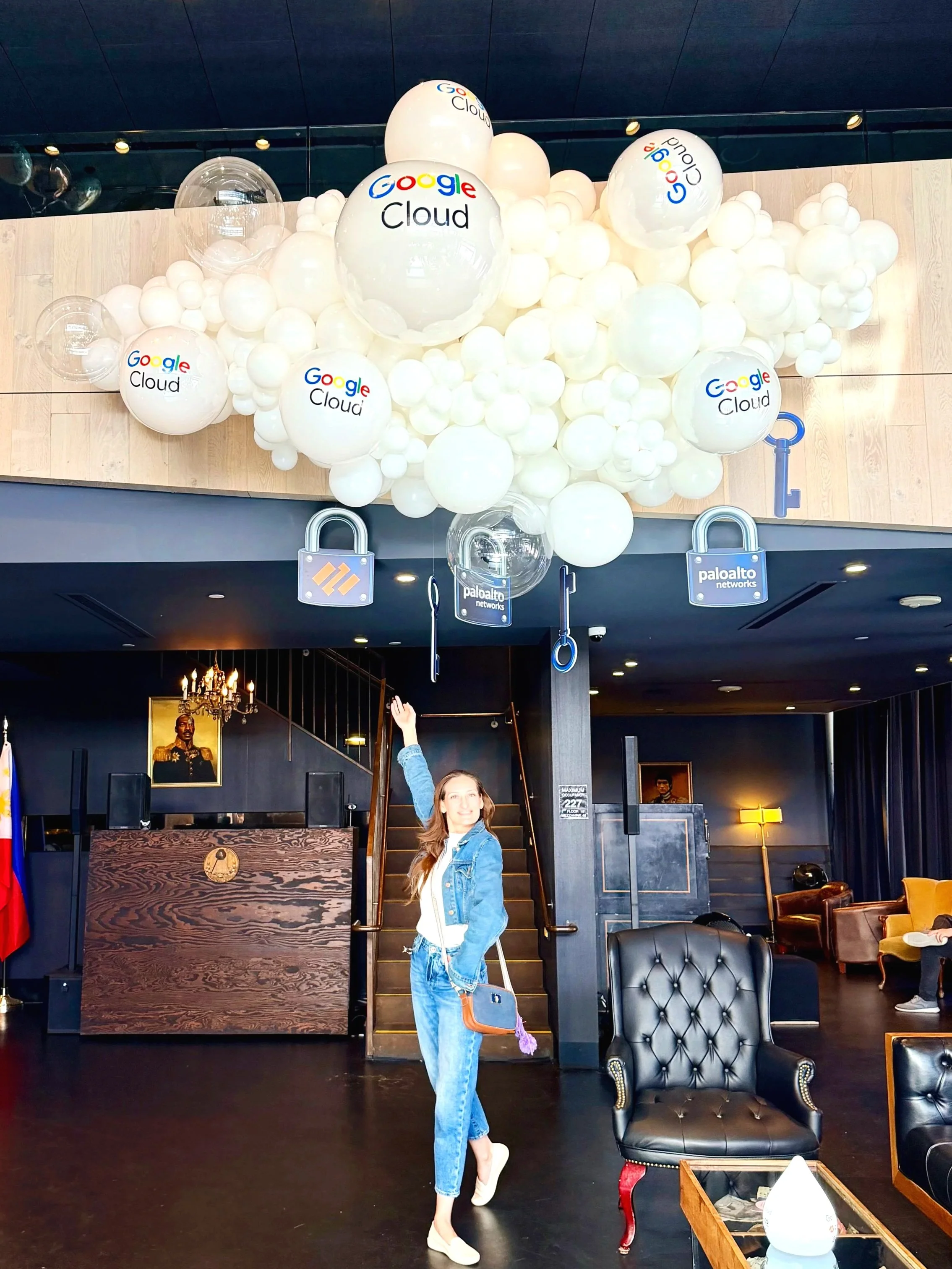 Google Cloud Conference Decor at Moscone Center | Corporate Event Design San Francisco