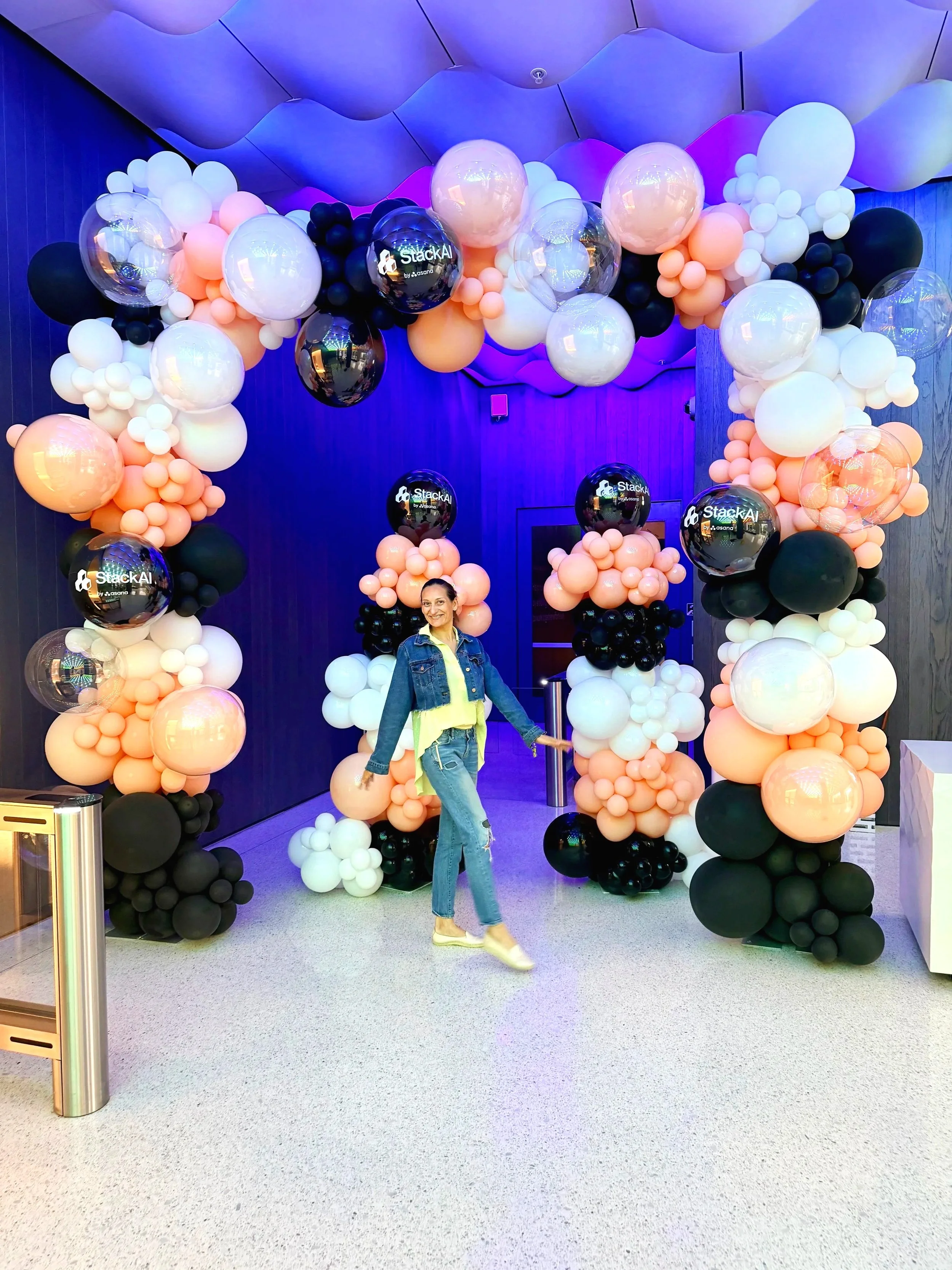 Corporate balloon decor