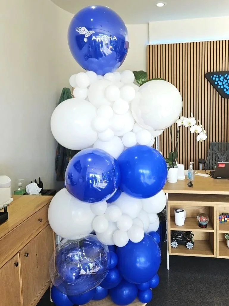 Alpha Public Schools Branded Balloon Column